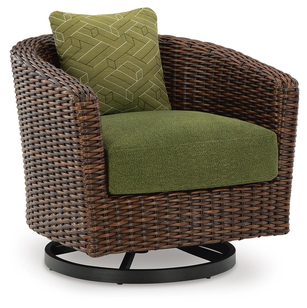 Horizon Hall Outdoor Swivel Lounge Chair with Cushion - image 2