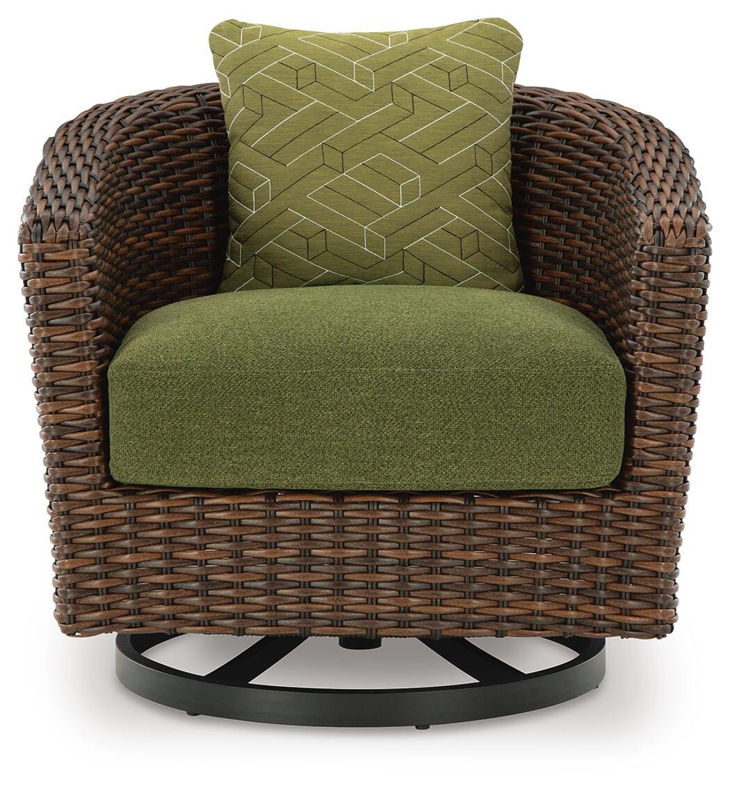 Horizon Hall Outdoor Swivel Lounge Chair with Cushion - image 3