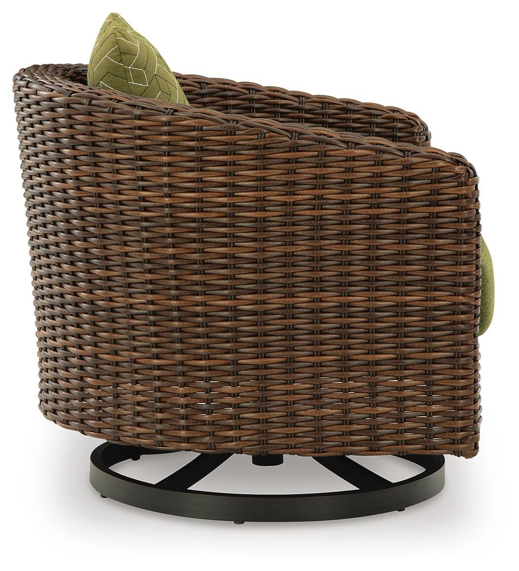 Horizon Hall Outdoor Swivel Lounge Chair with Cushion - image 4