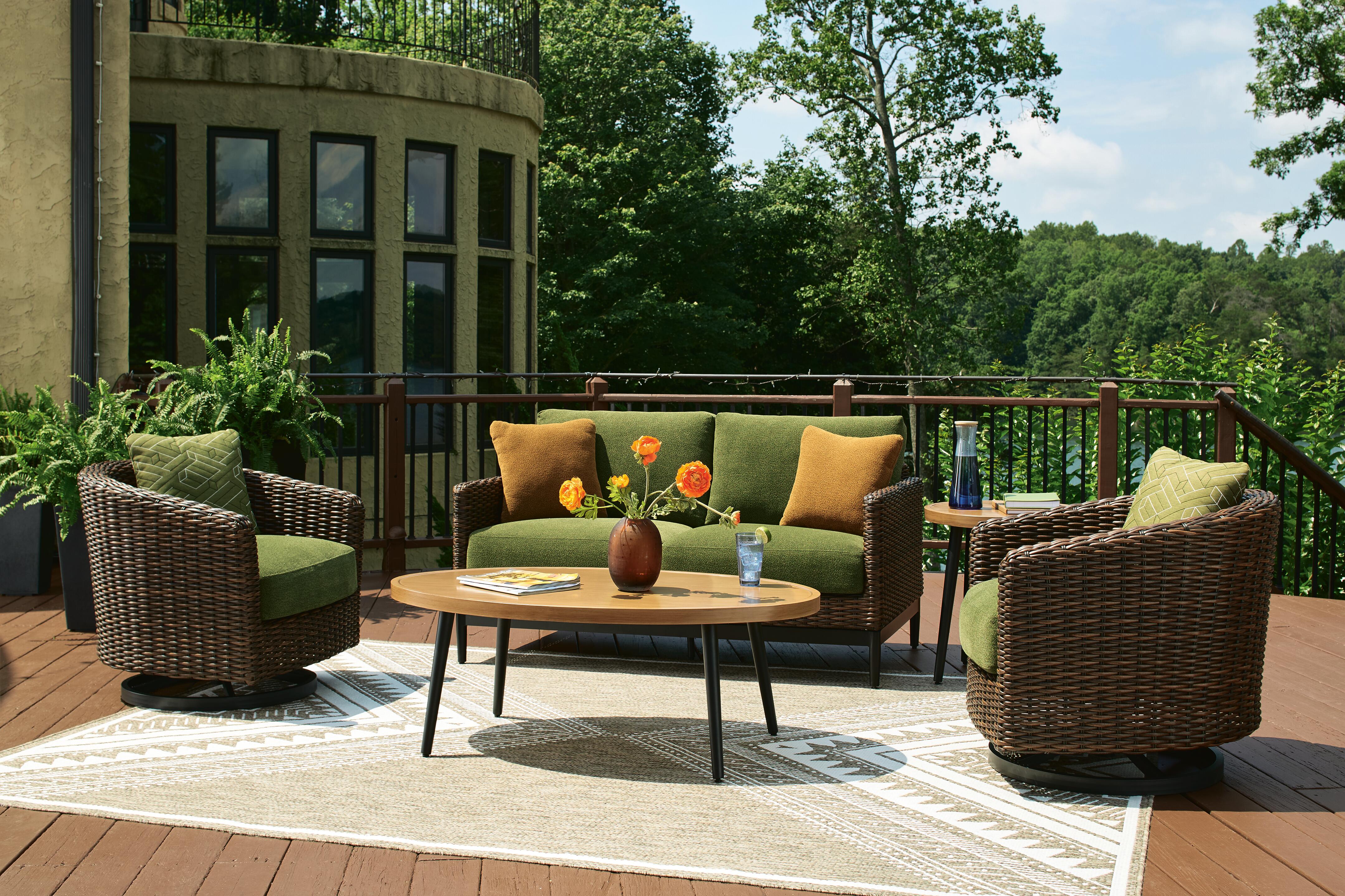 Horizon Hall Outdoor Loveseat with Cushion - image 8