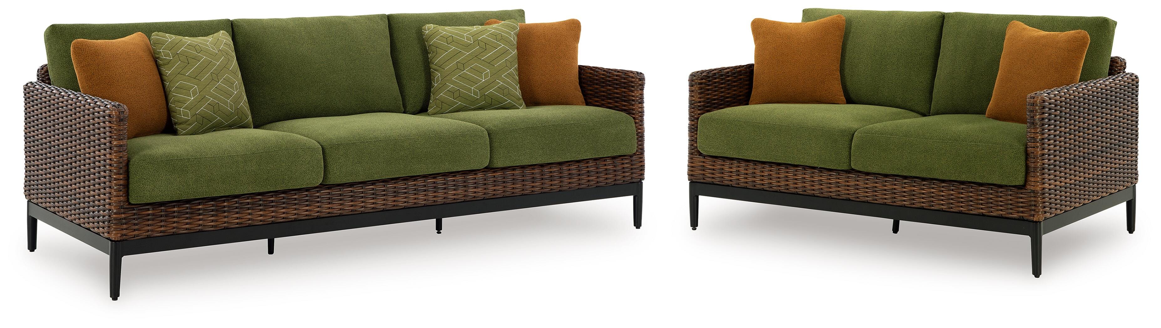 Horizon Hall Outdoor Sofa and Loveseat | Ashley