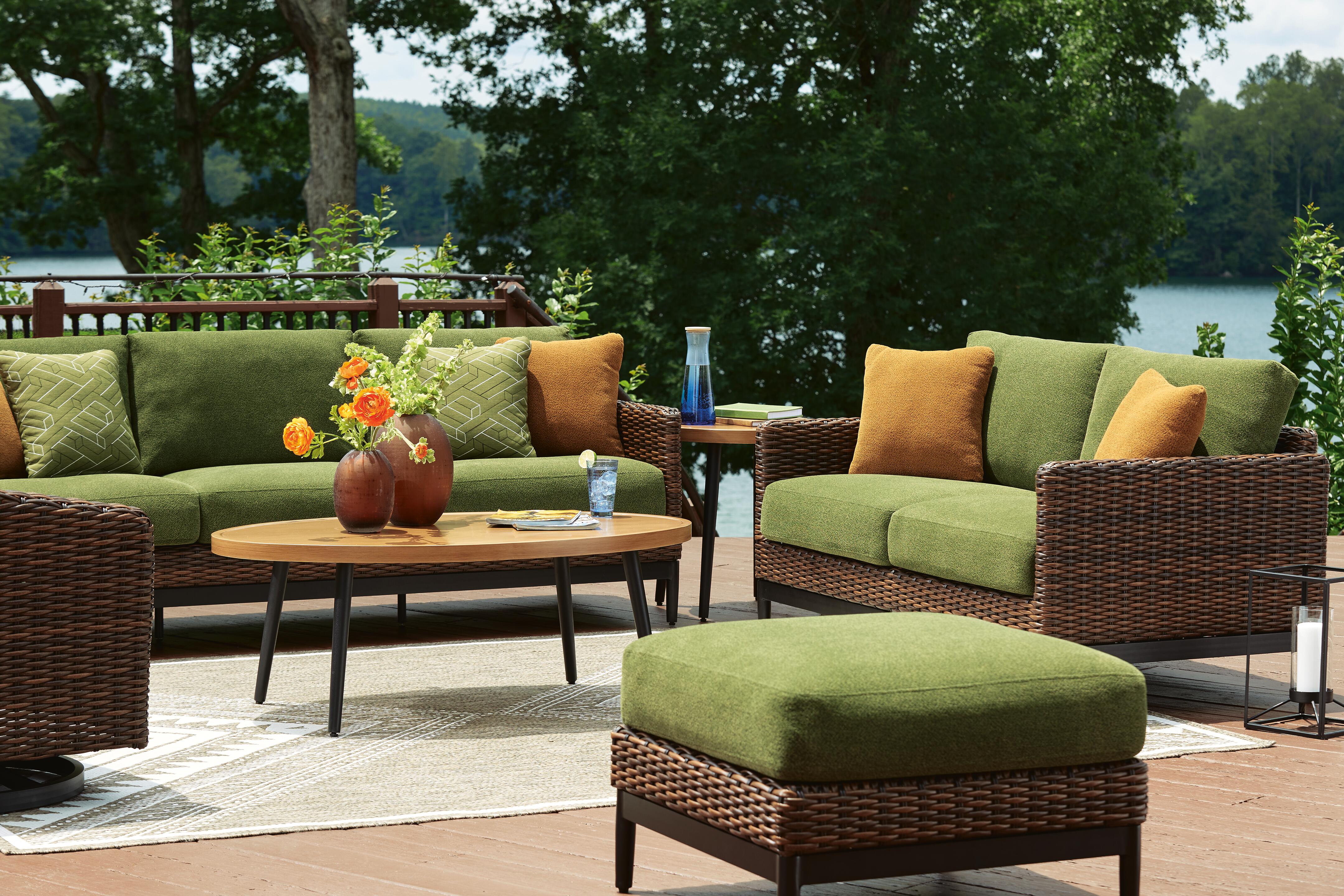 Horizon Hall Outdoor Loveseat with Cushion - image 7