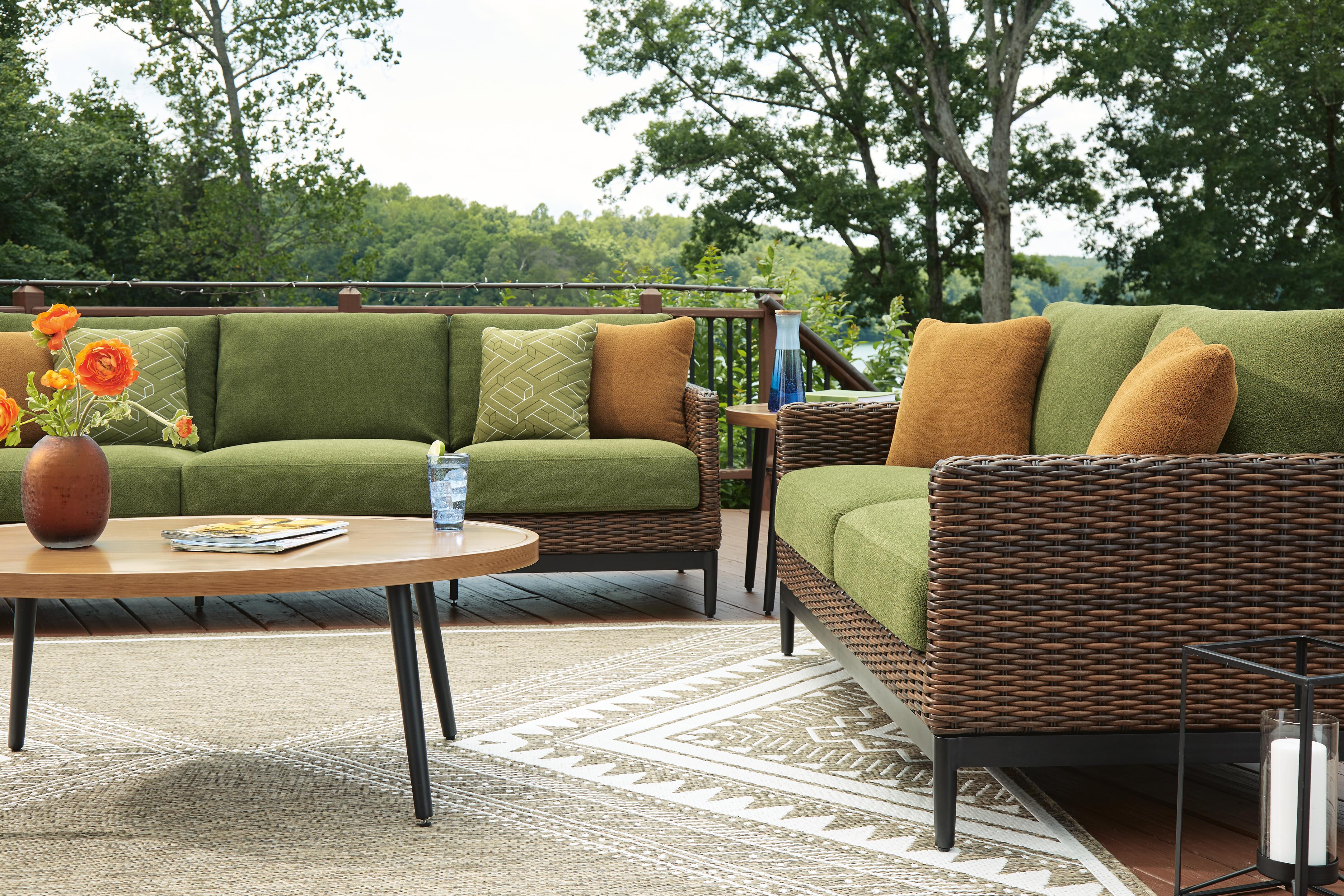Horizon Hall Outdoor Loveseat with Cushion - image 9