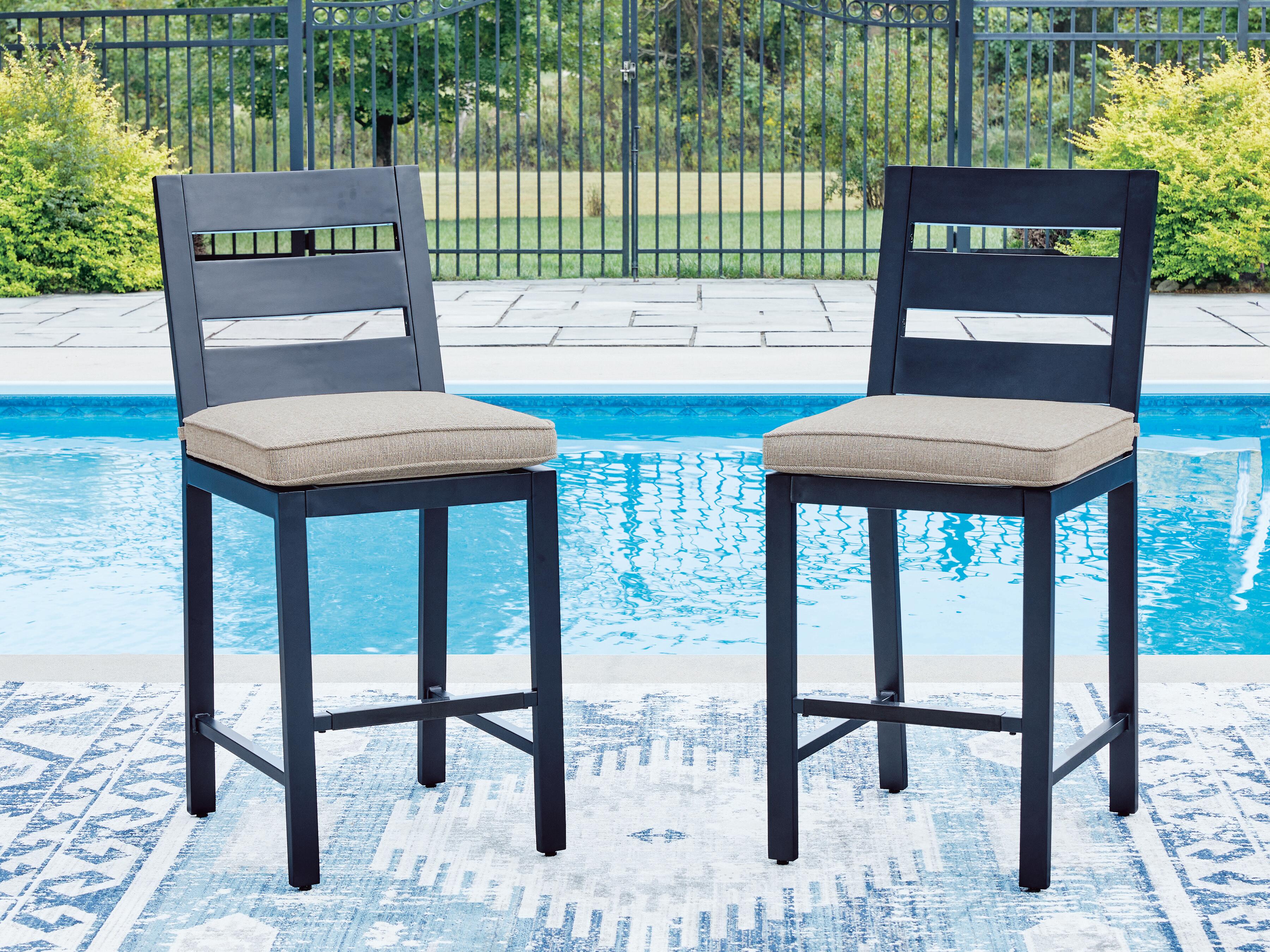 East Beach Outdoor Counter Height Bar Stool (Set of 2) - image 1