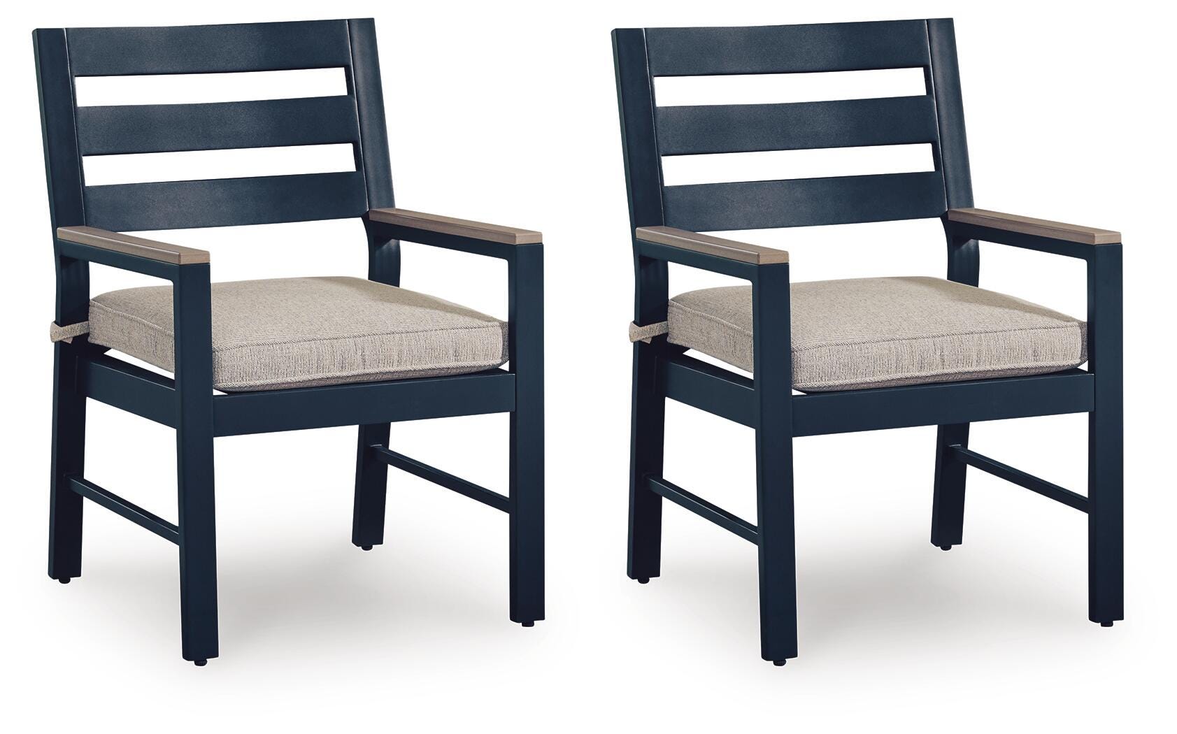 East Beach Outdoor Arm Chair with Cushion (Set of 2) - image 2