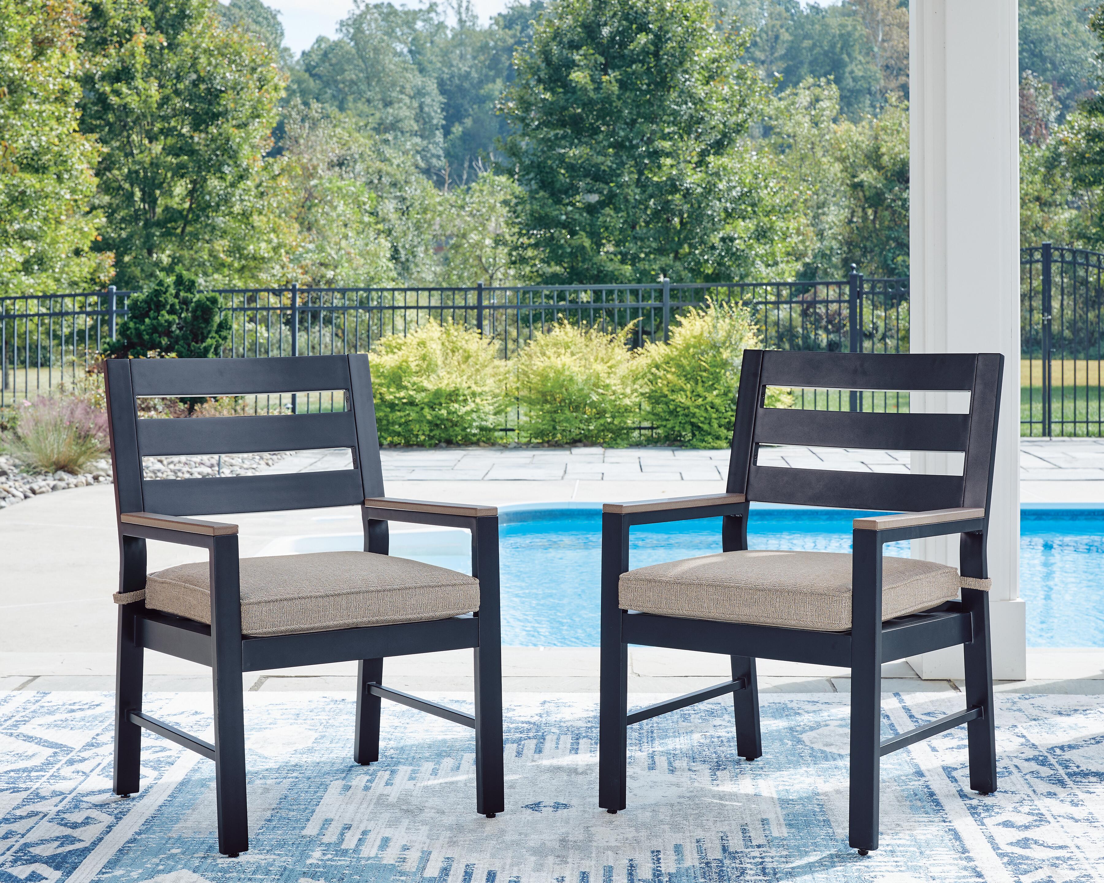 Mabry Shores Outdoor Dining Table and 6 Chairs, , large