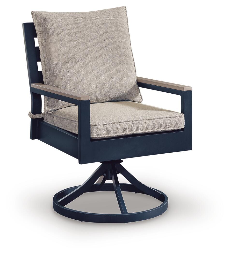 Mabry Shores Outdoor Swivel Chair with Cushion (Set of 2) - image 3