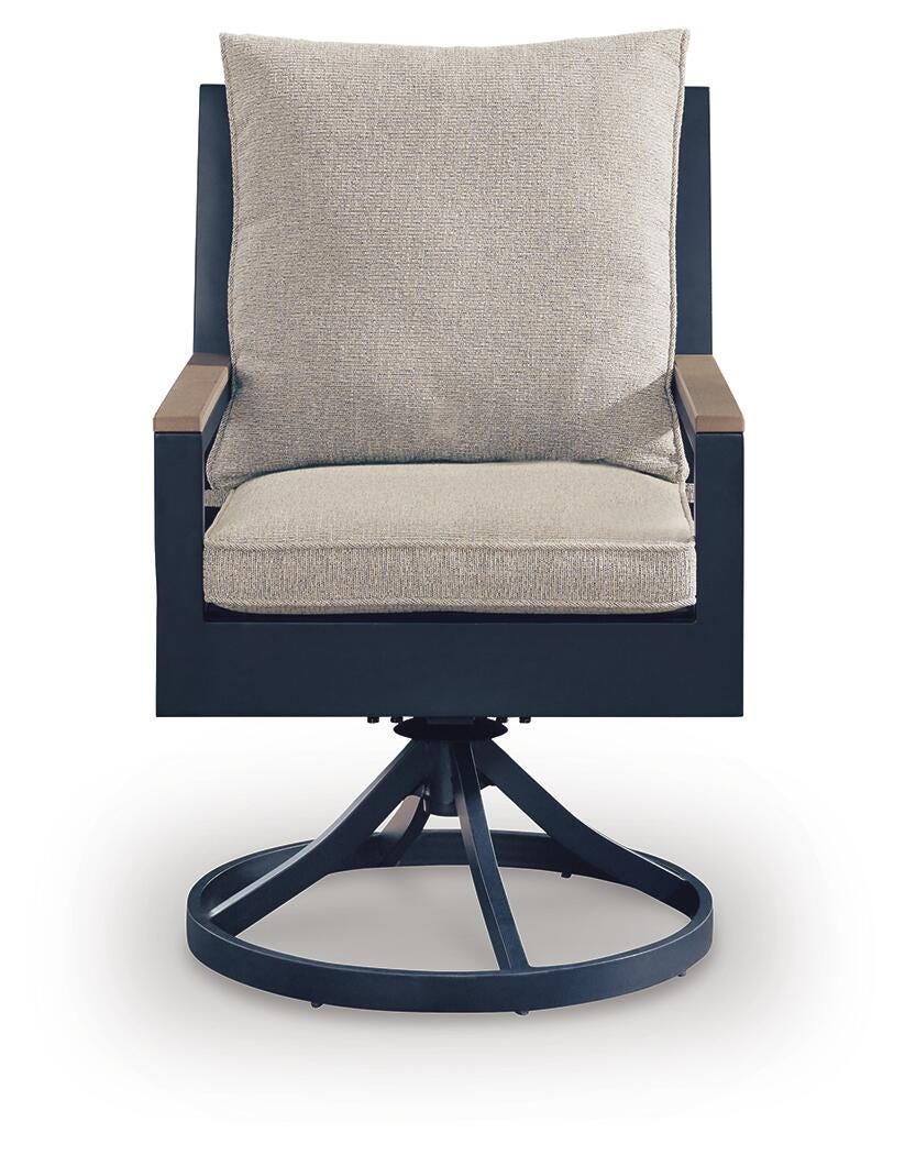 Mabry Shores Outdoor Swivel Chair with Cushion (Set of 2) - image 4