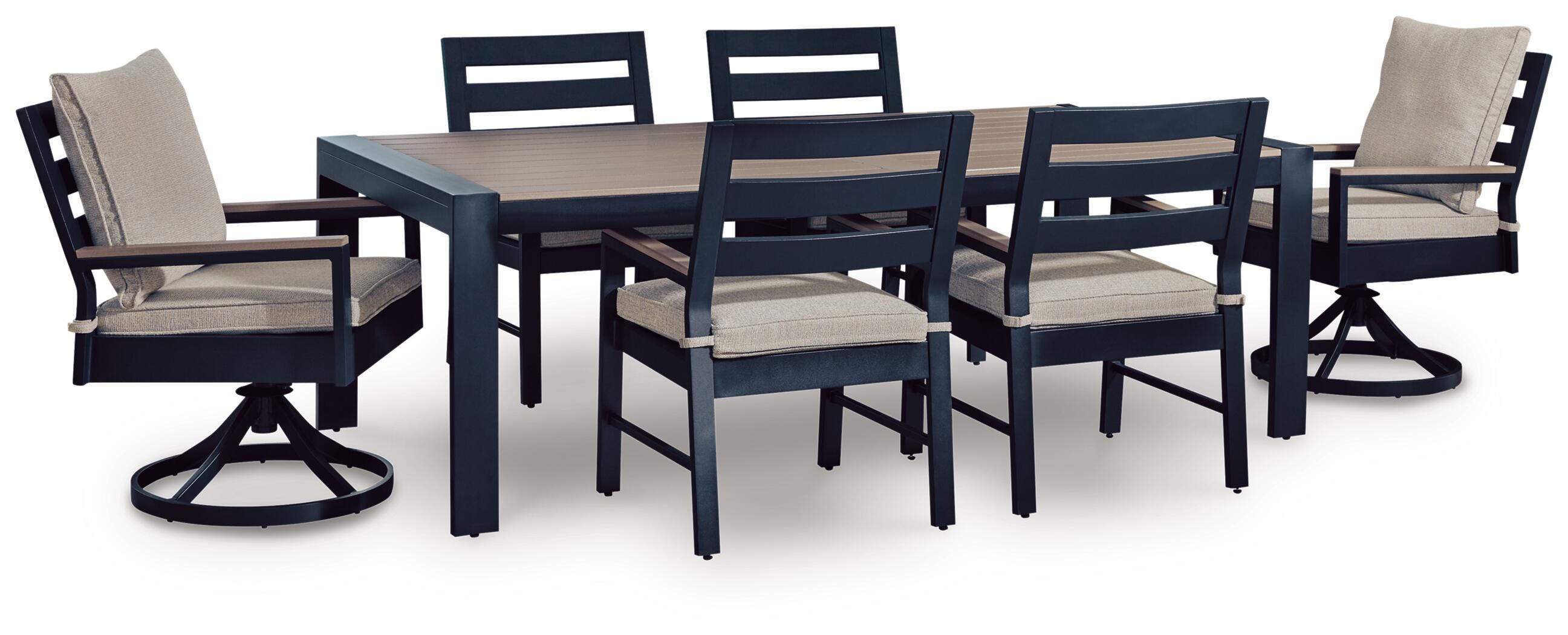 Mabry Shores Outdoor Dining Table and 6 Chairs | Ashley