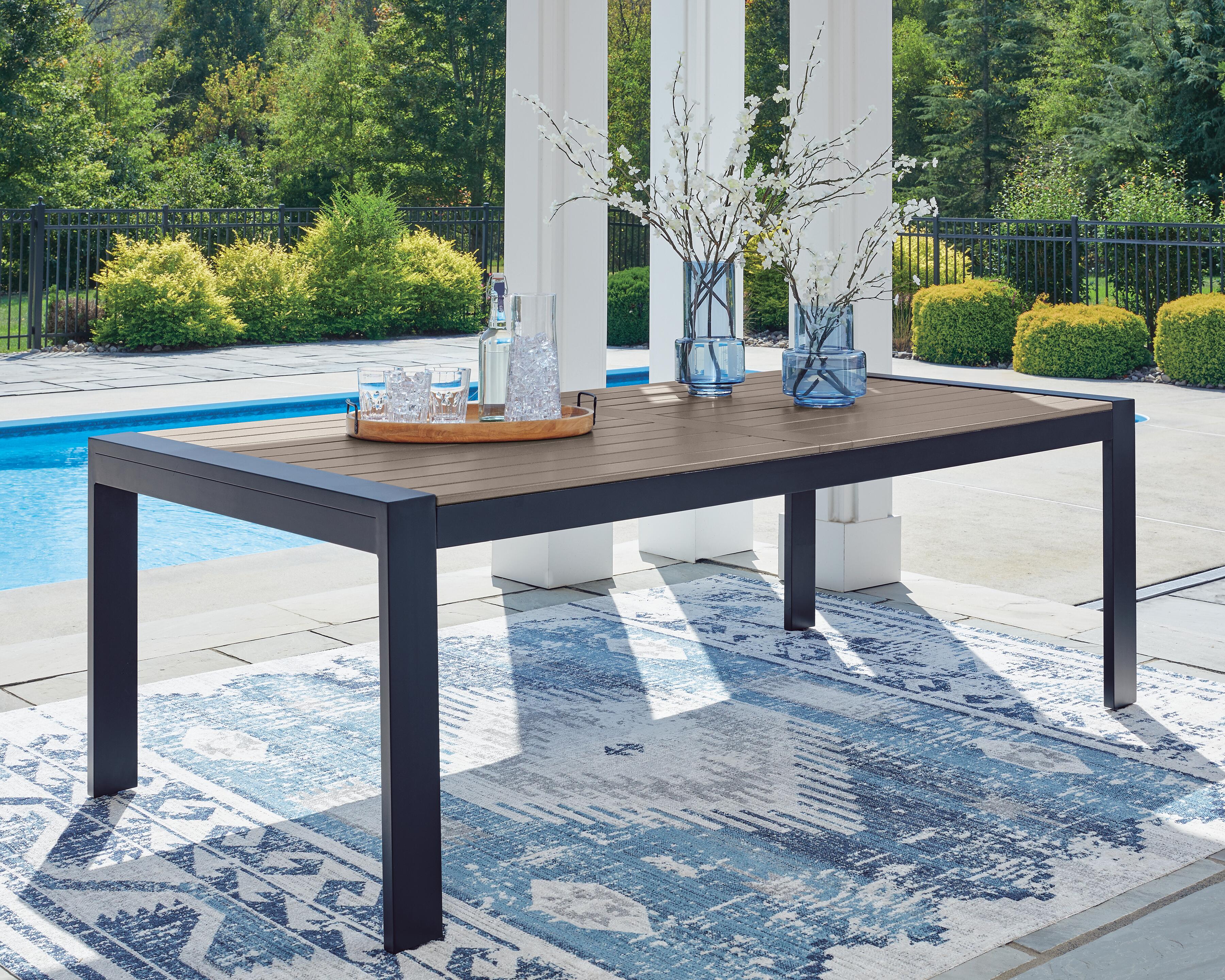 Mabry Shores Outdoor Dining Table and 4 Chairs, , large