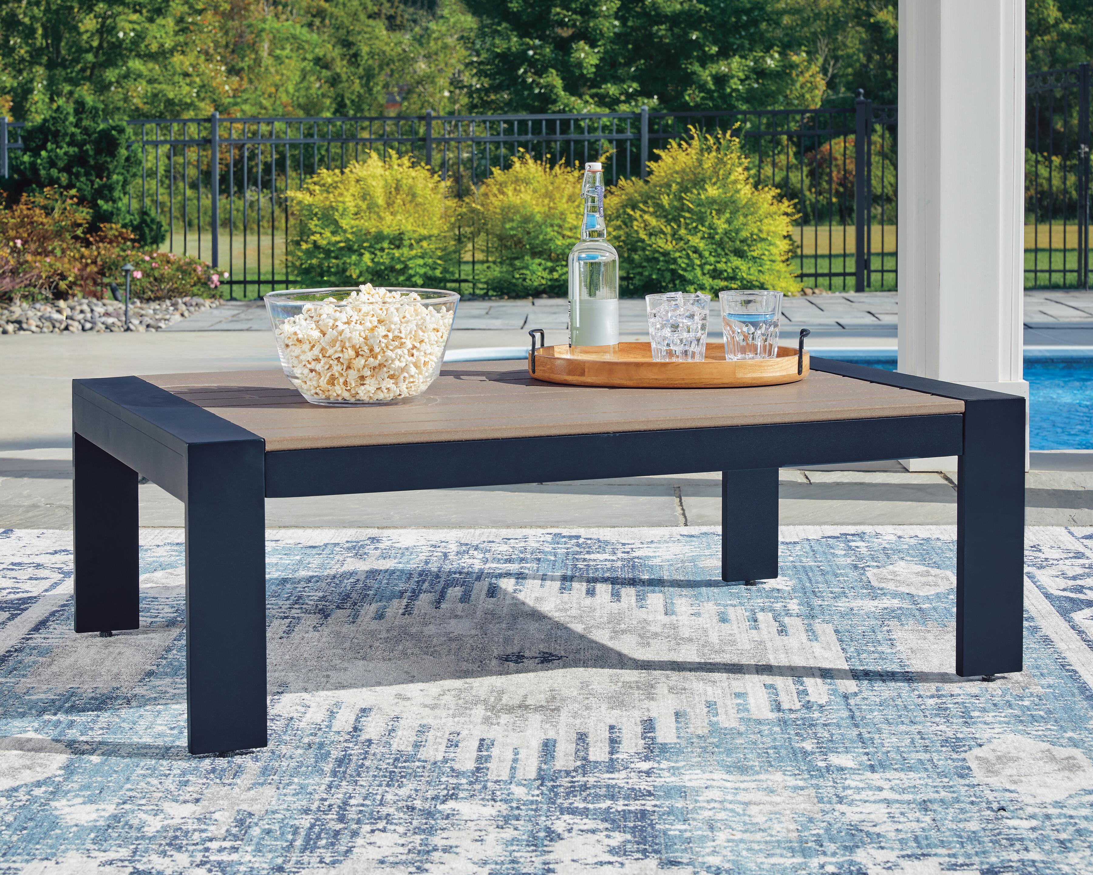 Mabry Shores Outdoor Sofa and Loveseat with Coffee Table, , large