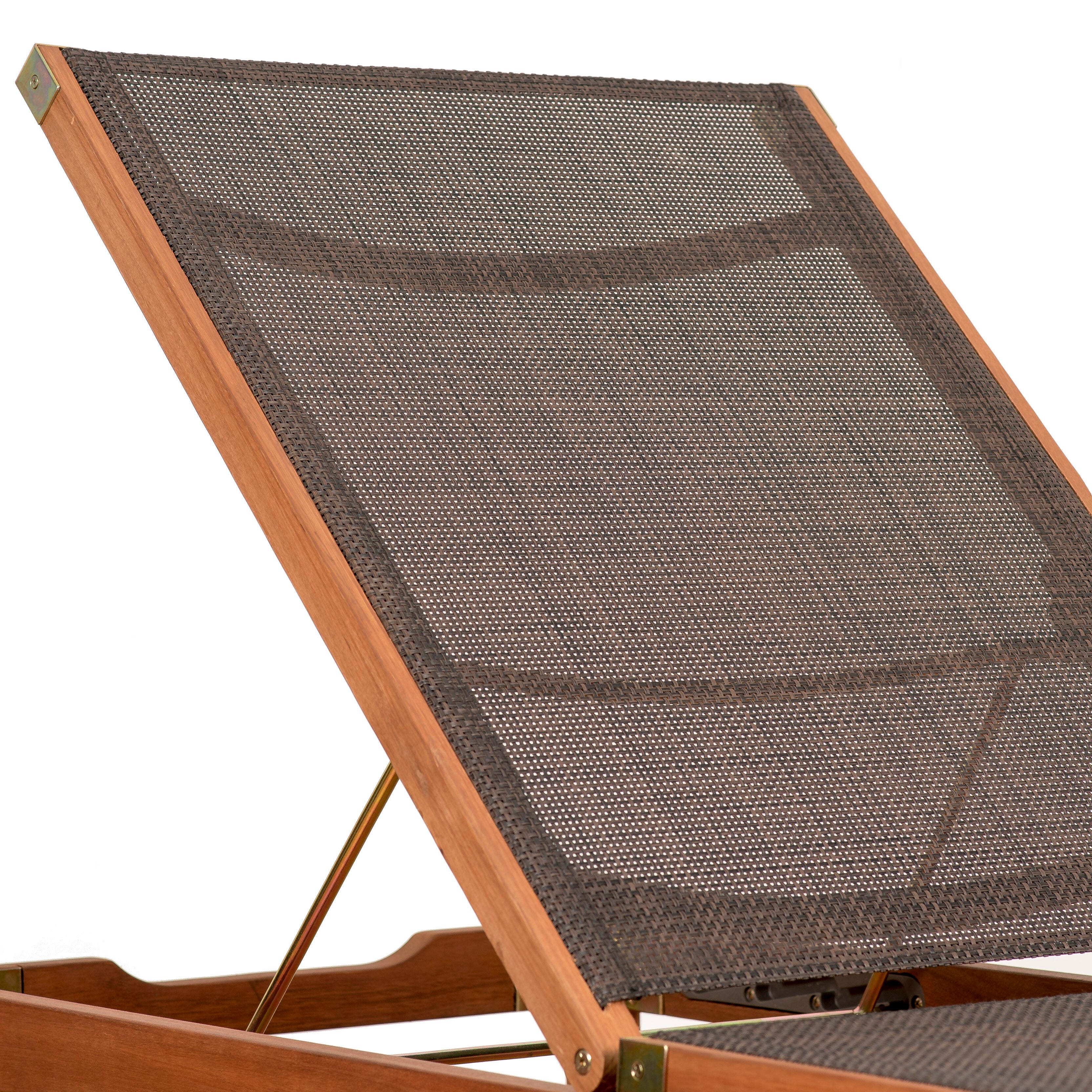 Mesh Lounger, Gray/Brown, large