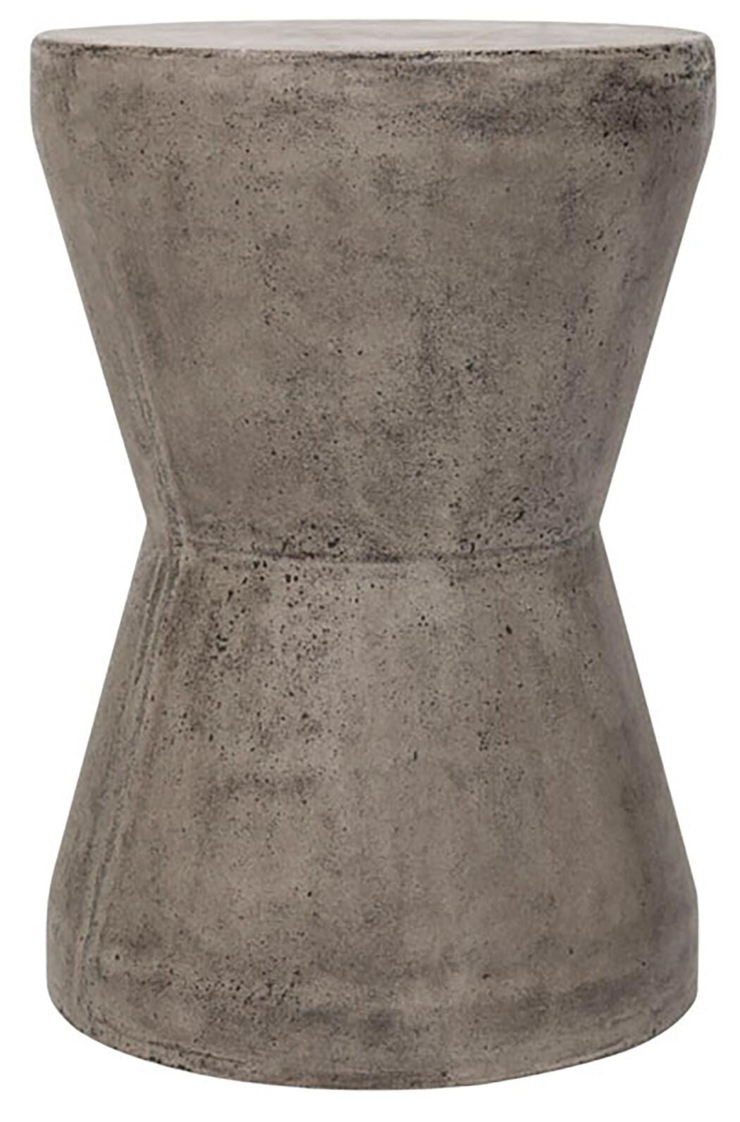 Safavieh Torre Indoor/Outdoor Modern Concrete Accent Table, Gray, large