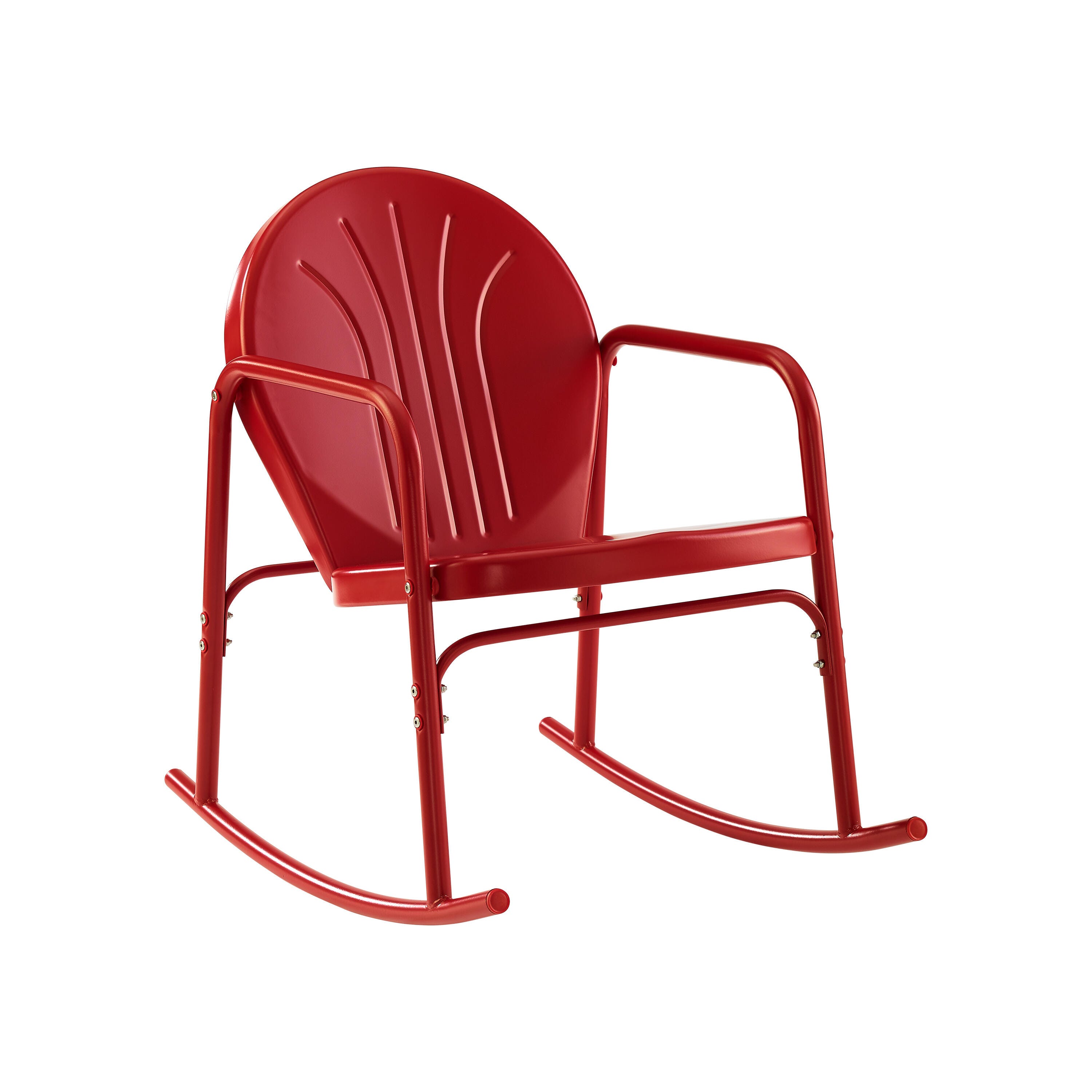 Crosley Griffith 2-piece Rocking Chair Set, Bright Red, large