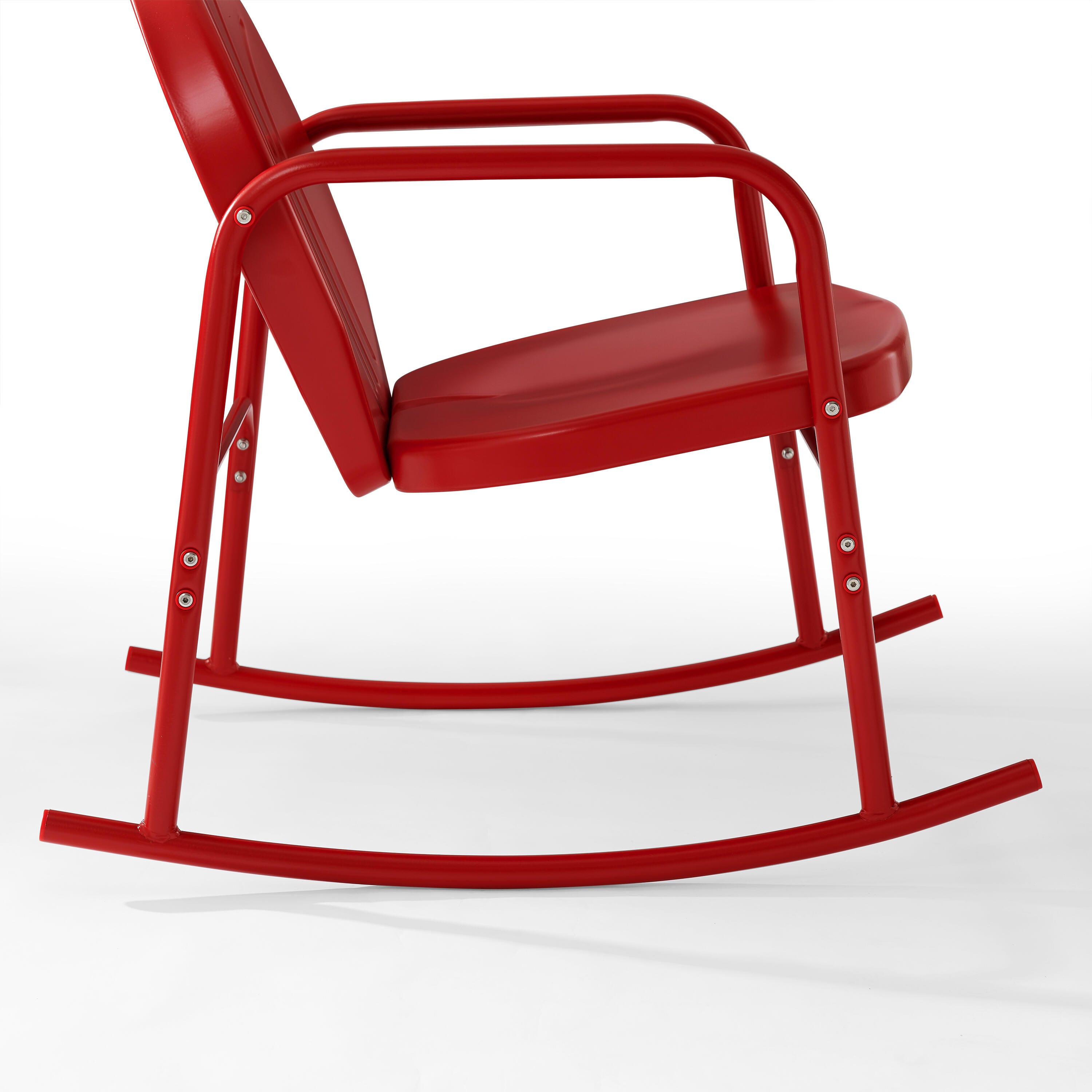 Crosley Griffith 2-piece Rocking Chair Set, Bright Red, large