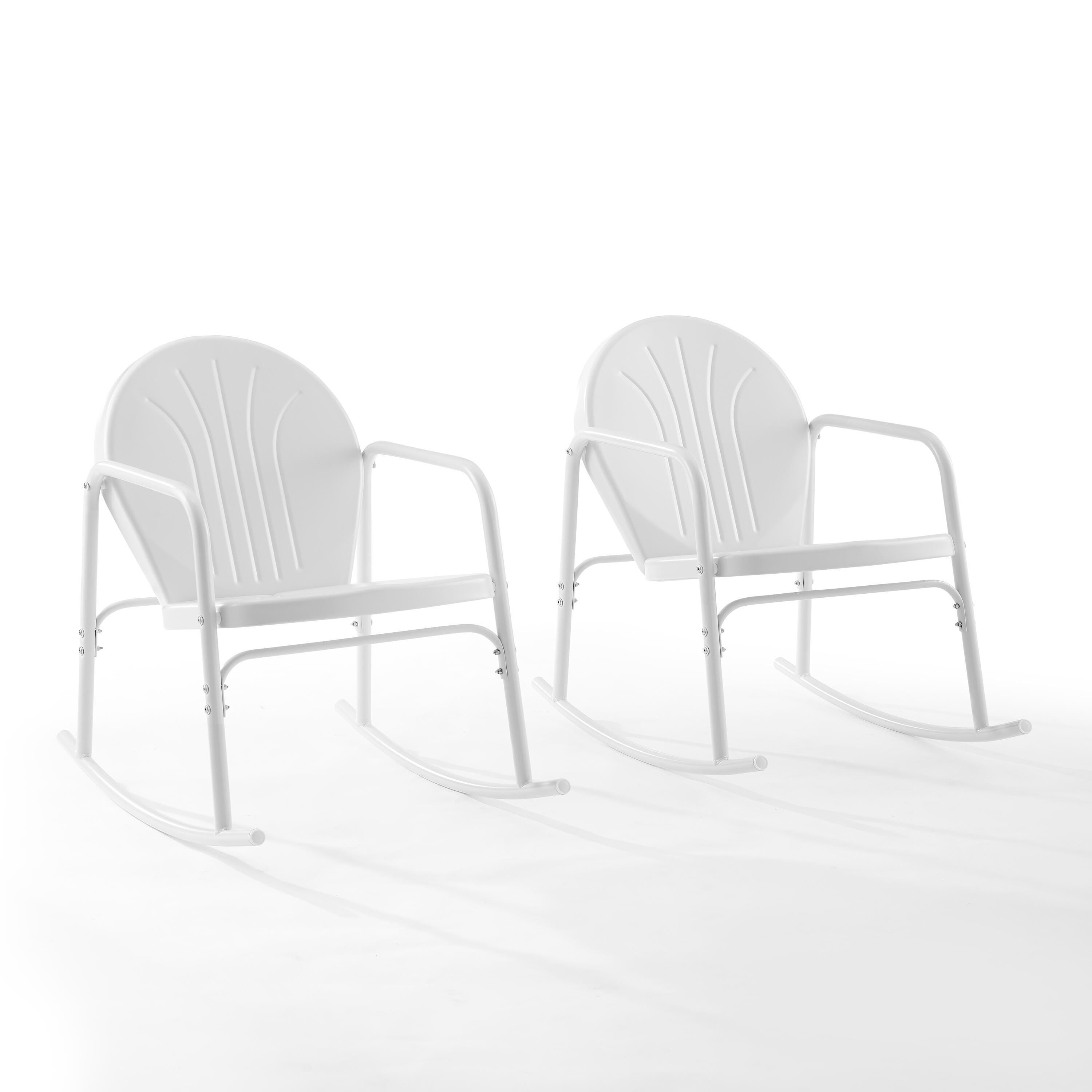 Crosley Griffith 2-piece Rocking Chair Set, White, large