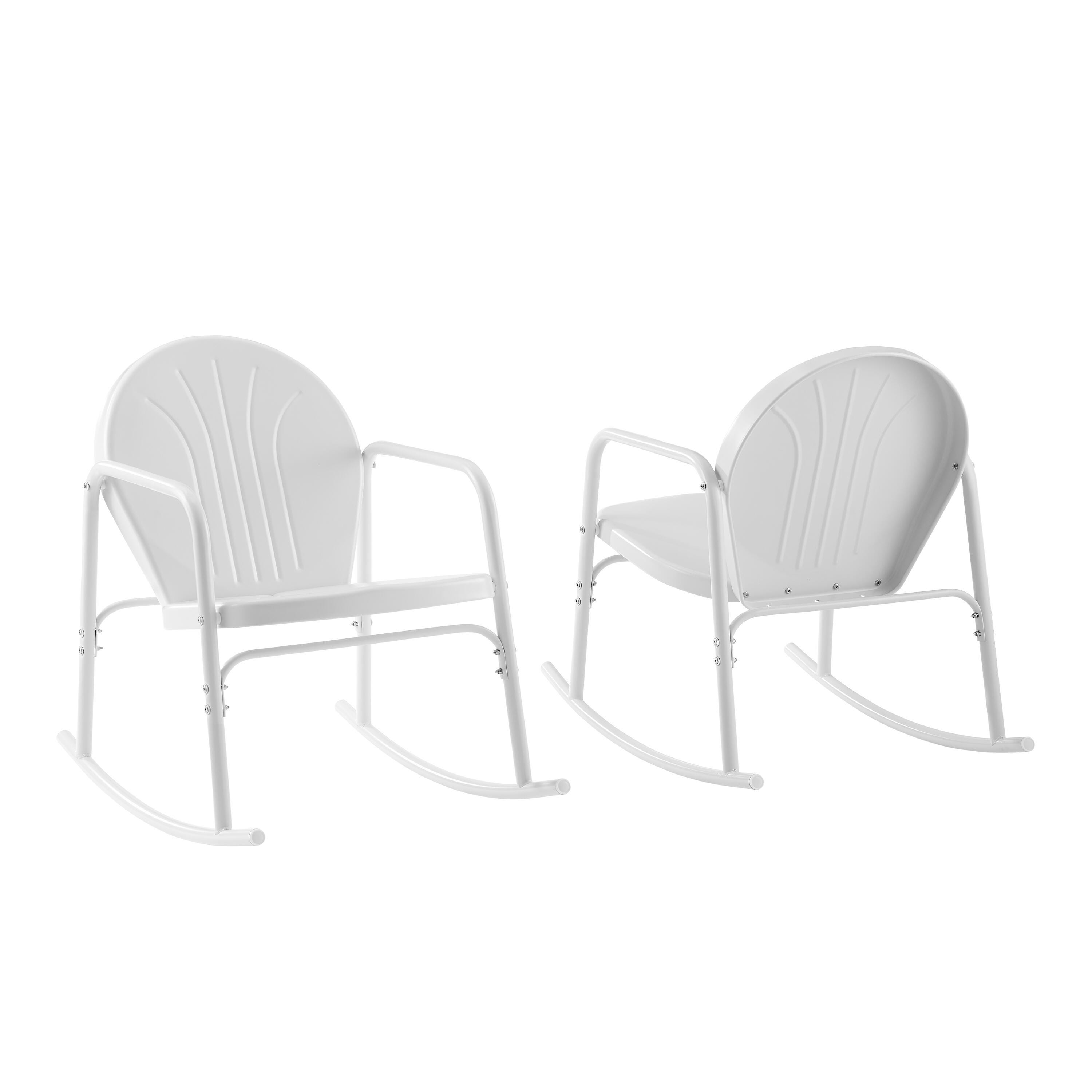 Crosley Griffith 2-piece Rocking Chair Set, White, large