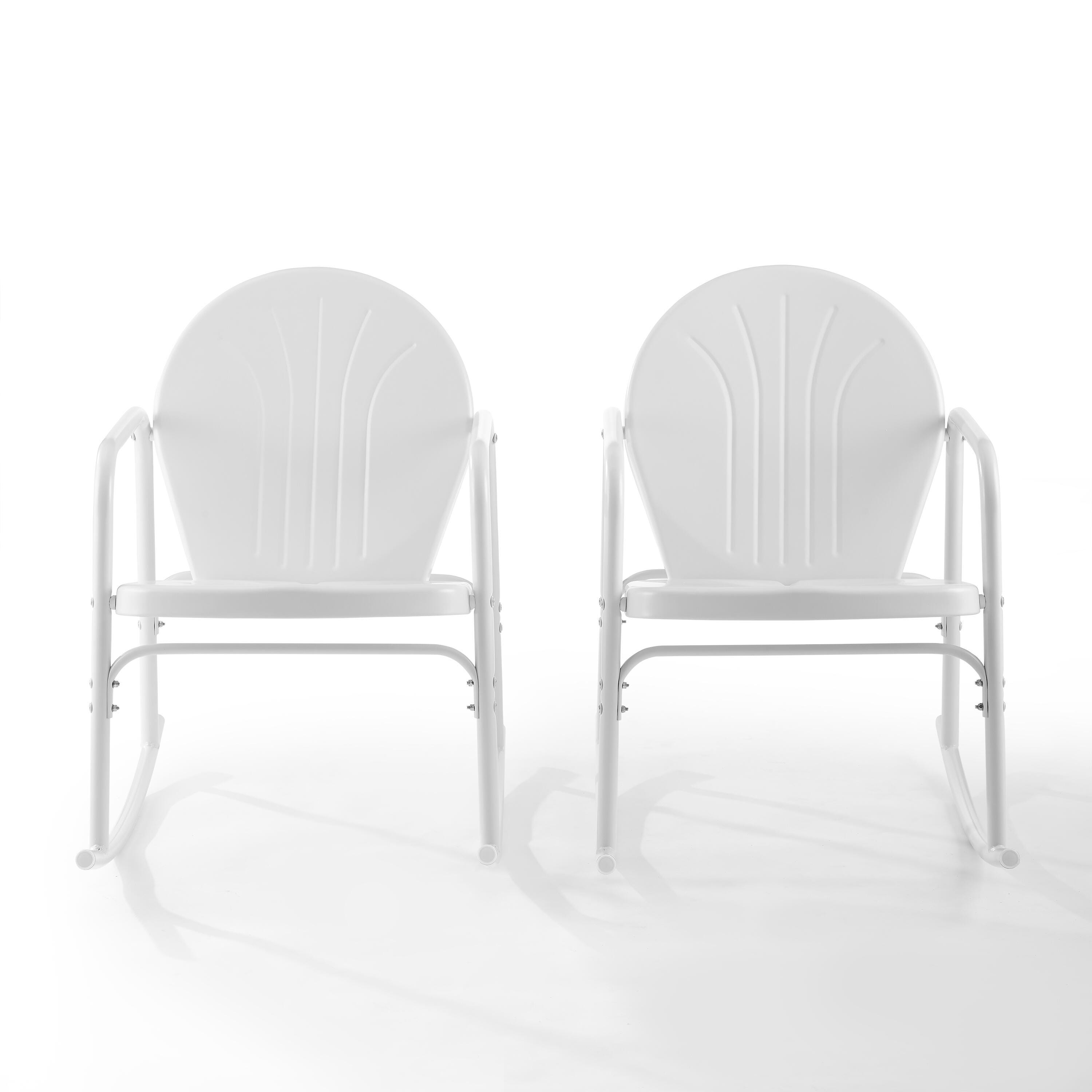 Crosley Griffith 2-piece Rocking Chair Set, White, large