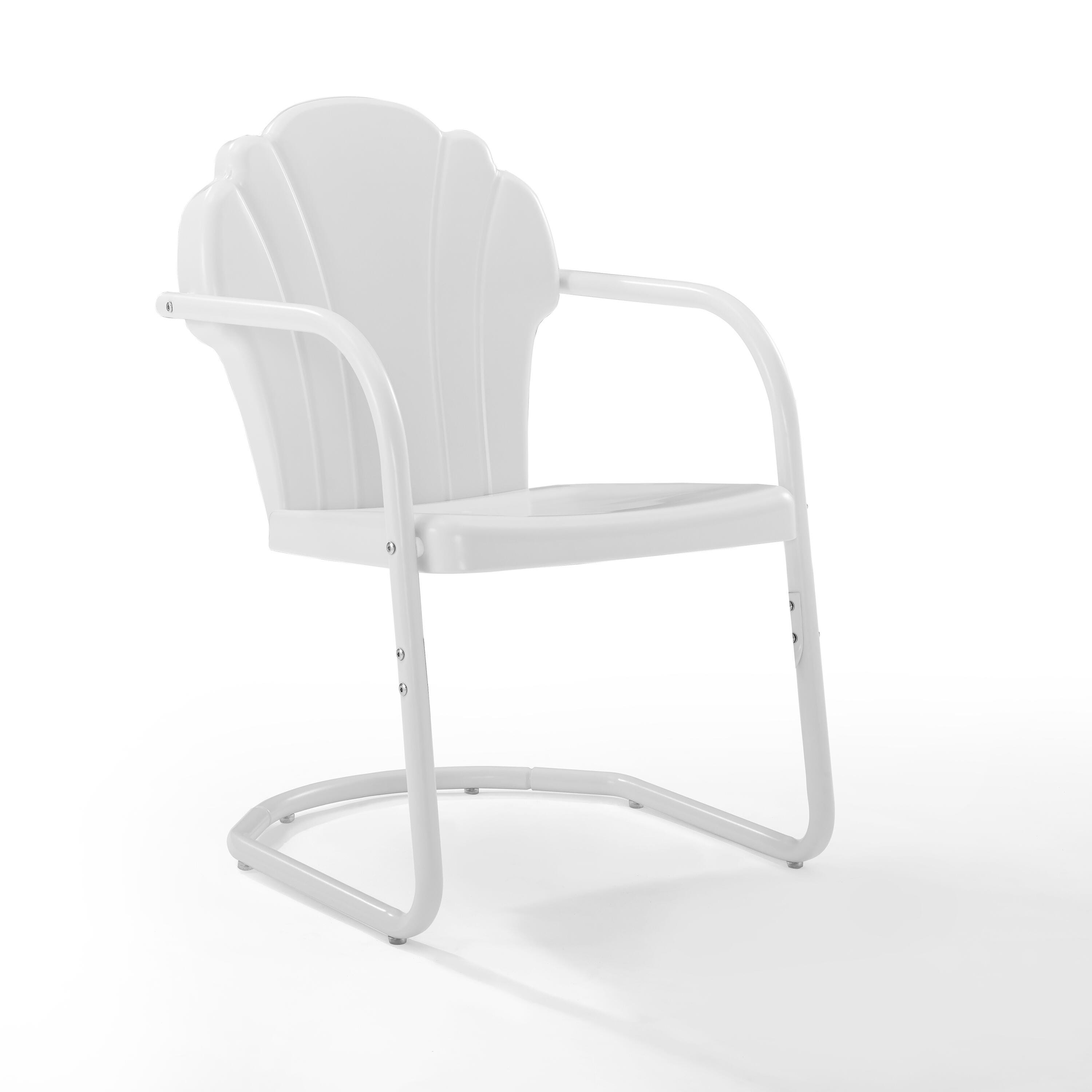 Crosley Tulip 2-piece Chair Set, White, large