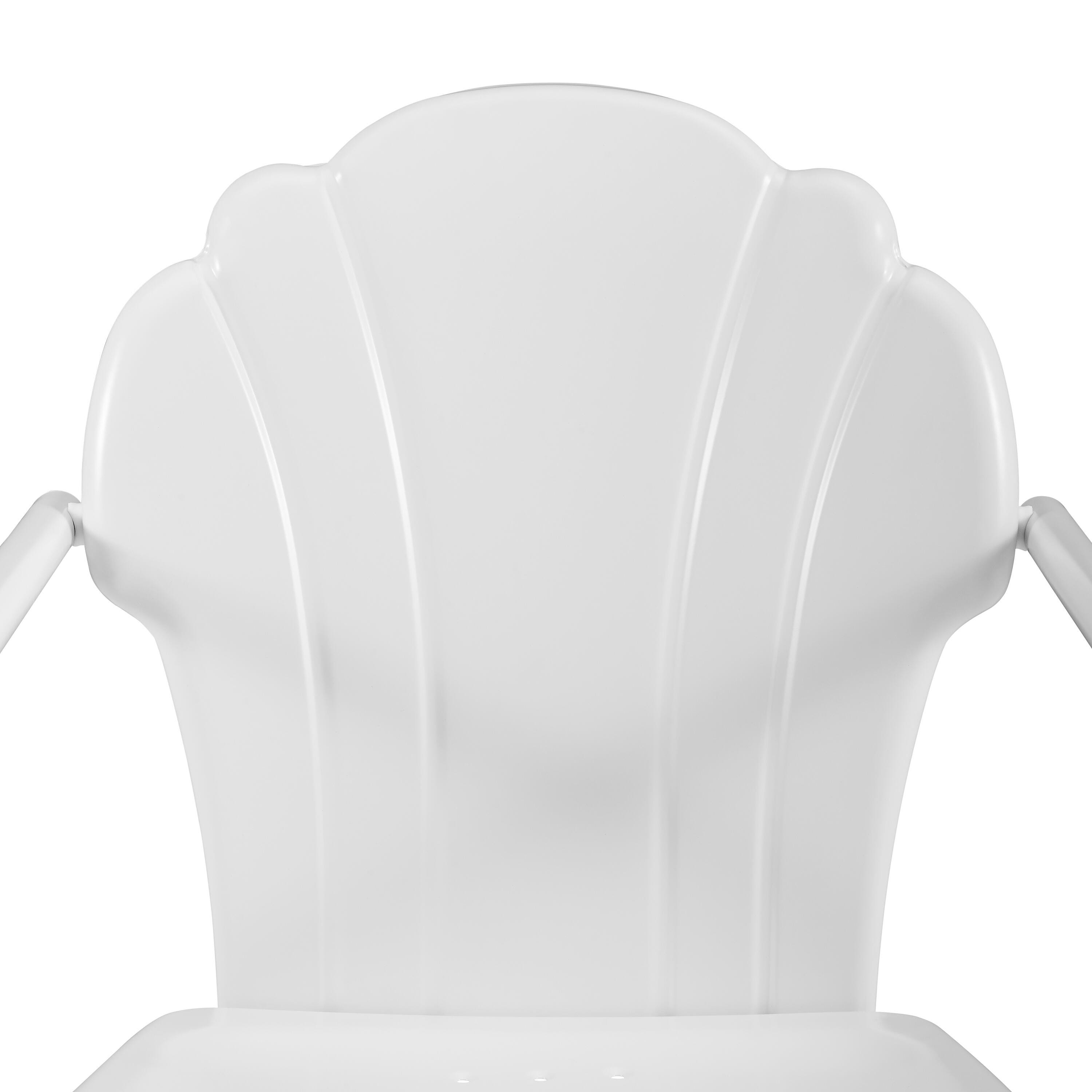 Crosley Tulip 2-piece Chair Set, White, large