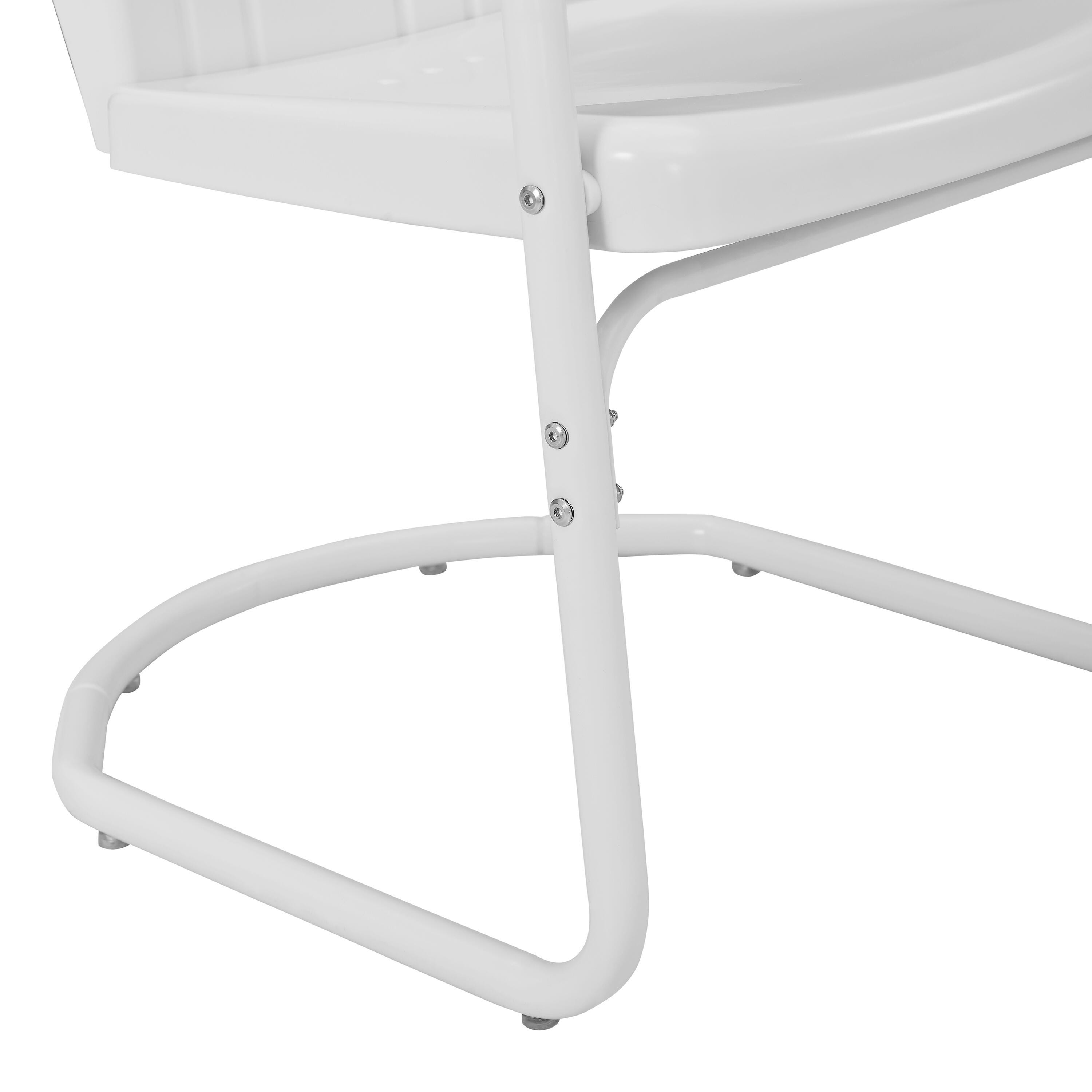 Crosley Tulip 2-piece Chair Set, White, large