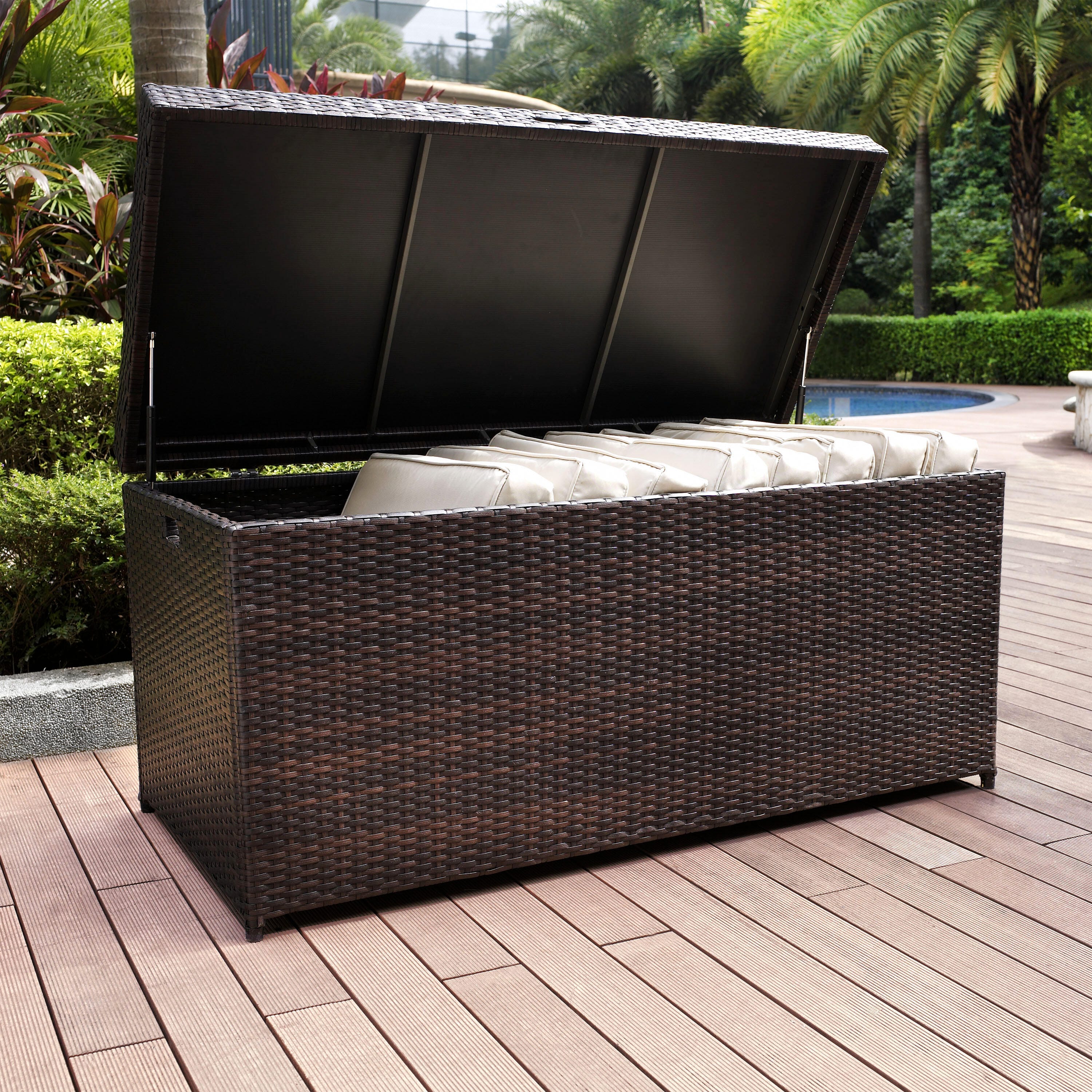 Crosley Palm Harbor Outdoor Storage Bin | Ashley