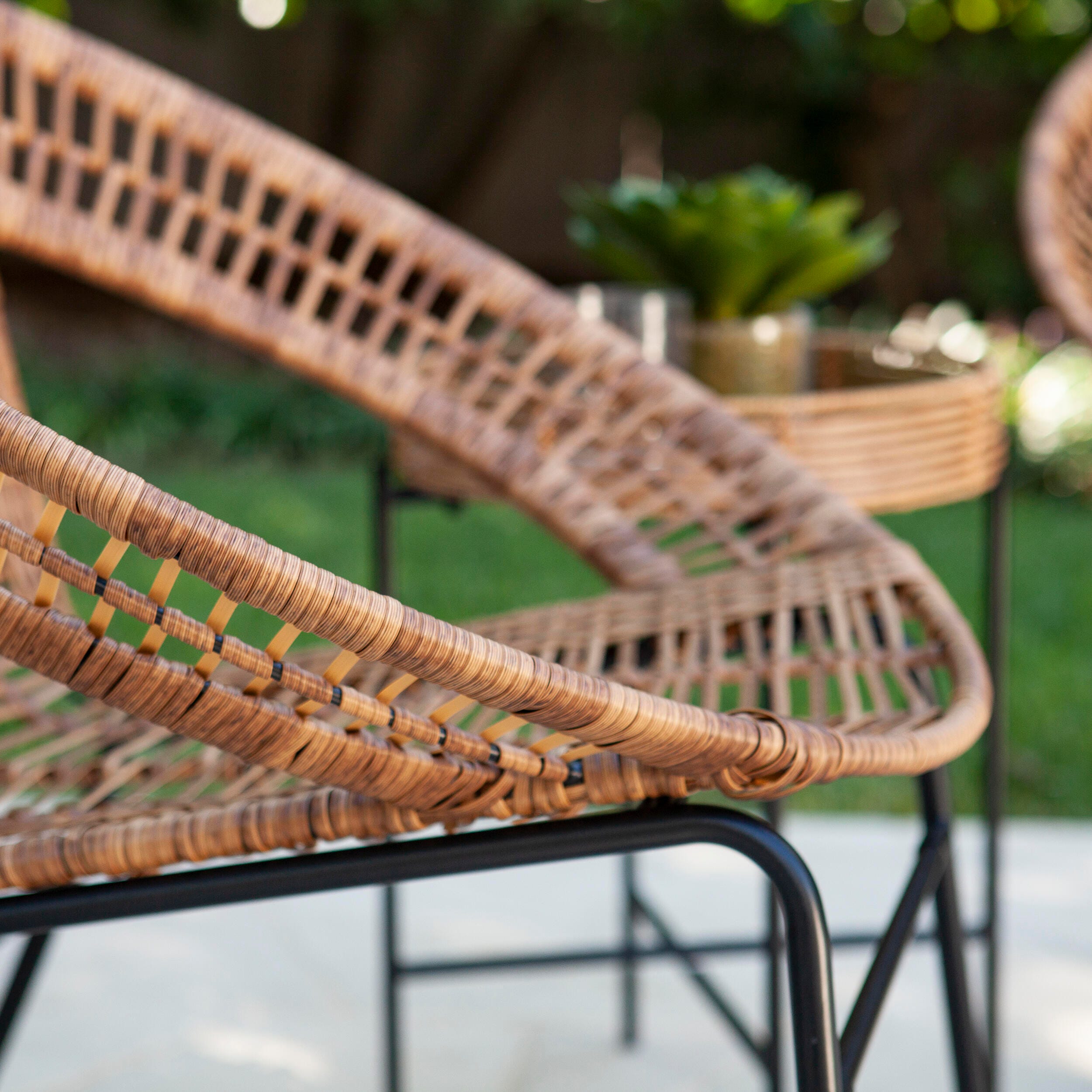 Southern Enterprises Hallan Indoor/Outdoor 3-Piece Bistro Set, , large