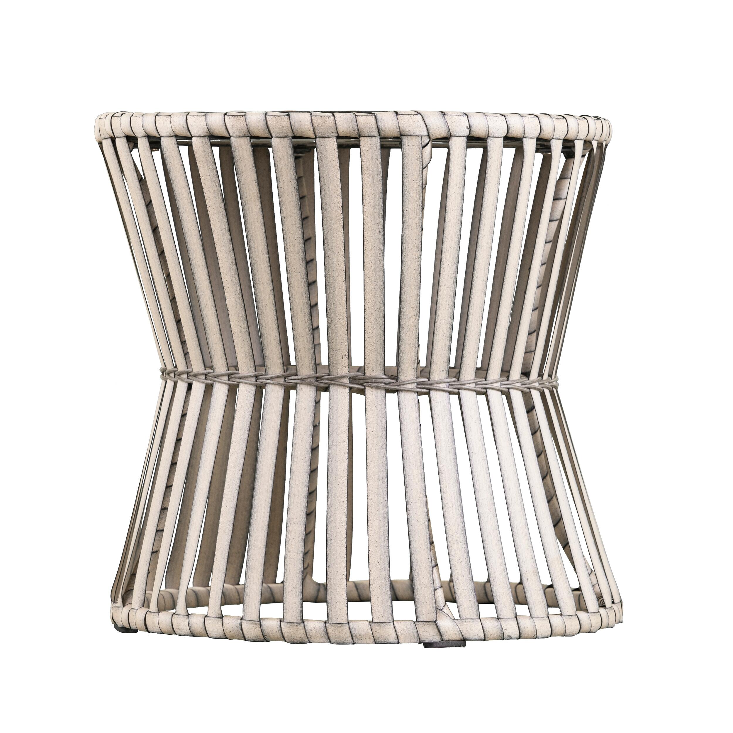 Southern Enterprises Kabra Round Outdoor Side Table, , large