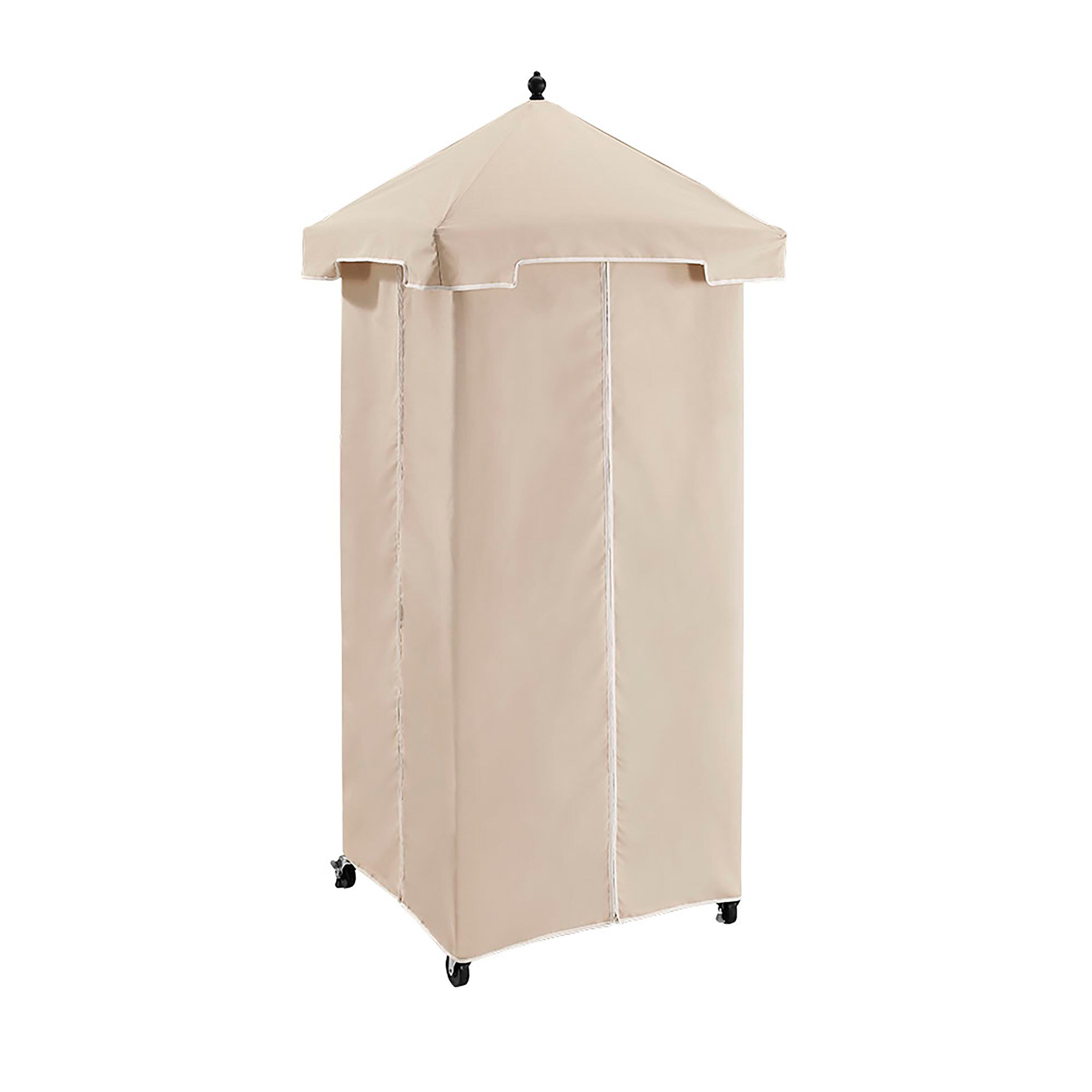 Crosley Palm Harbor Outdoor Wicker Towel Valet, , large