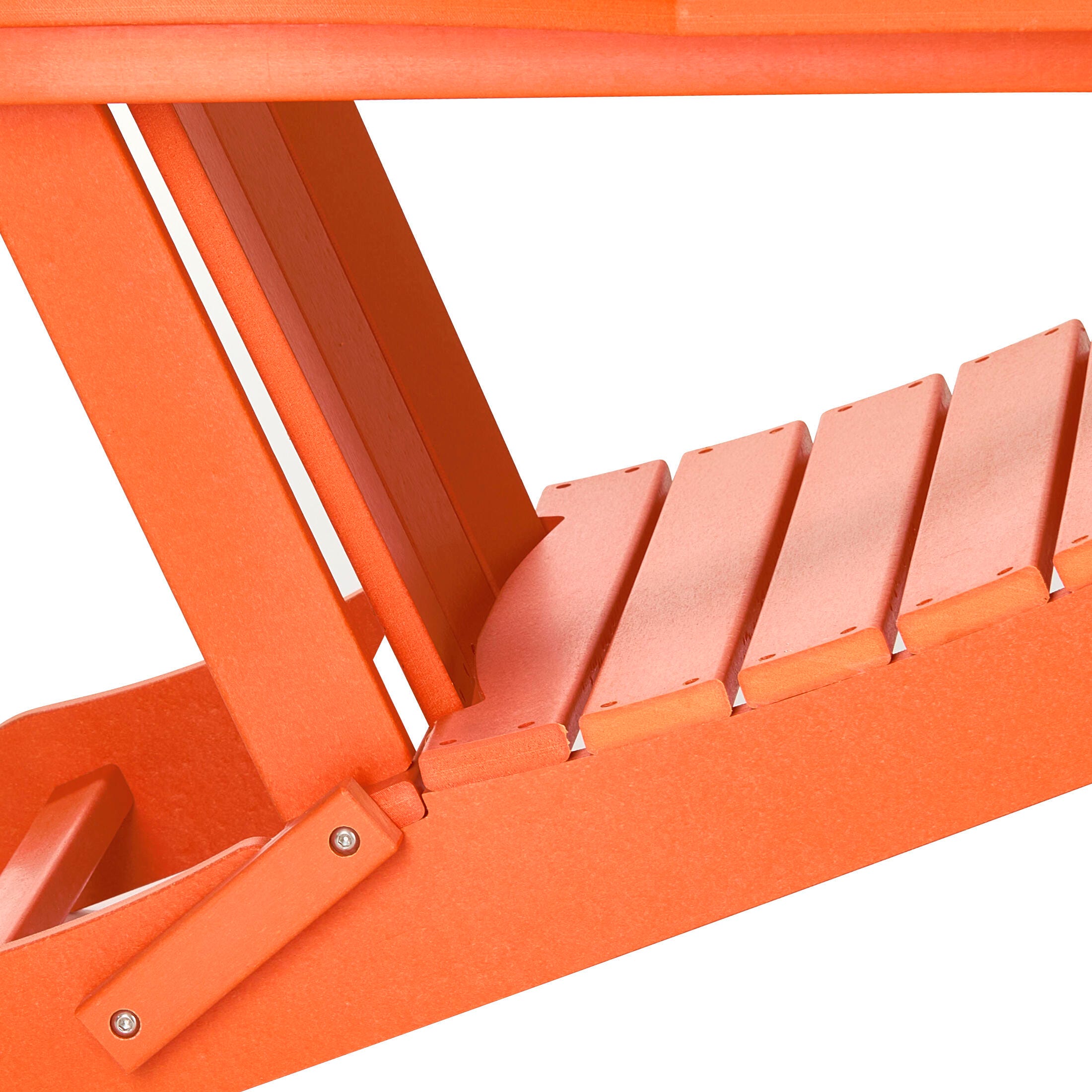 Westin Outdoor Folding Outdoor Poly Adirondack Chair, Orange, large
