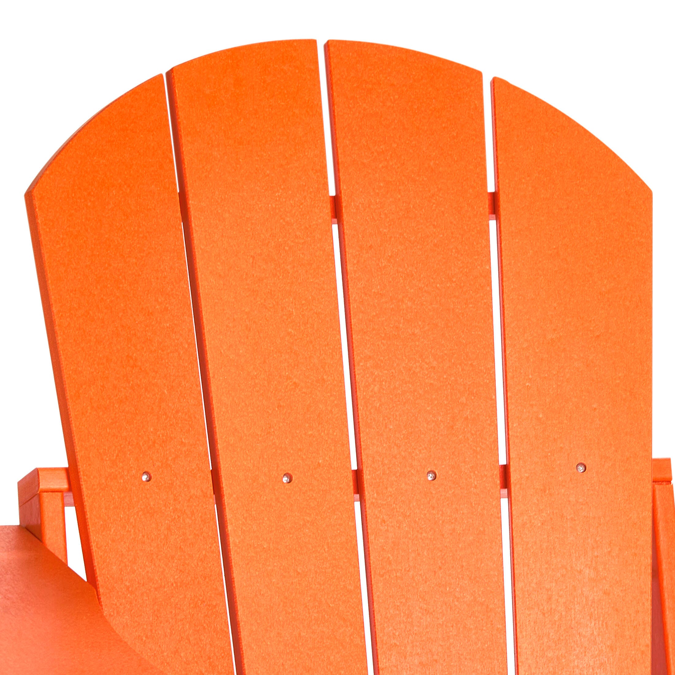 Westin Outdoor Folding Outdoor Poly Adirondack Chair, Orange, large