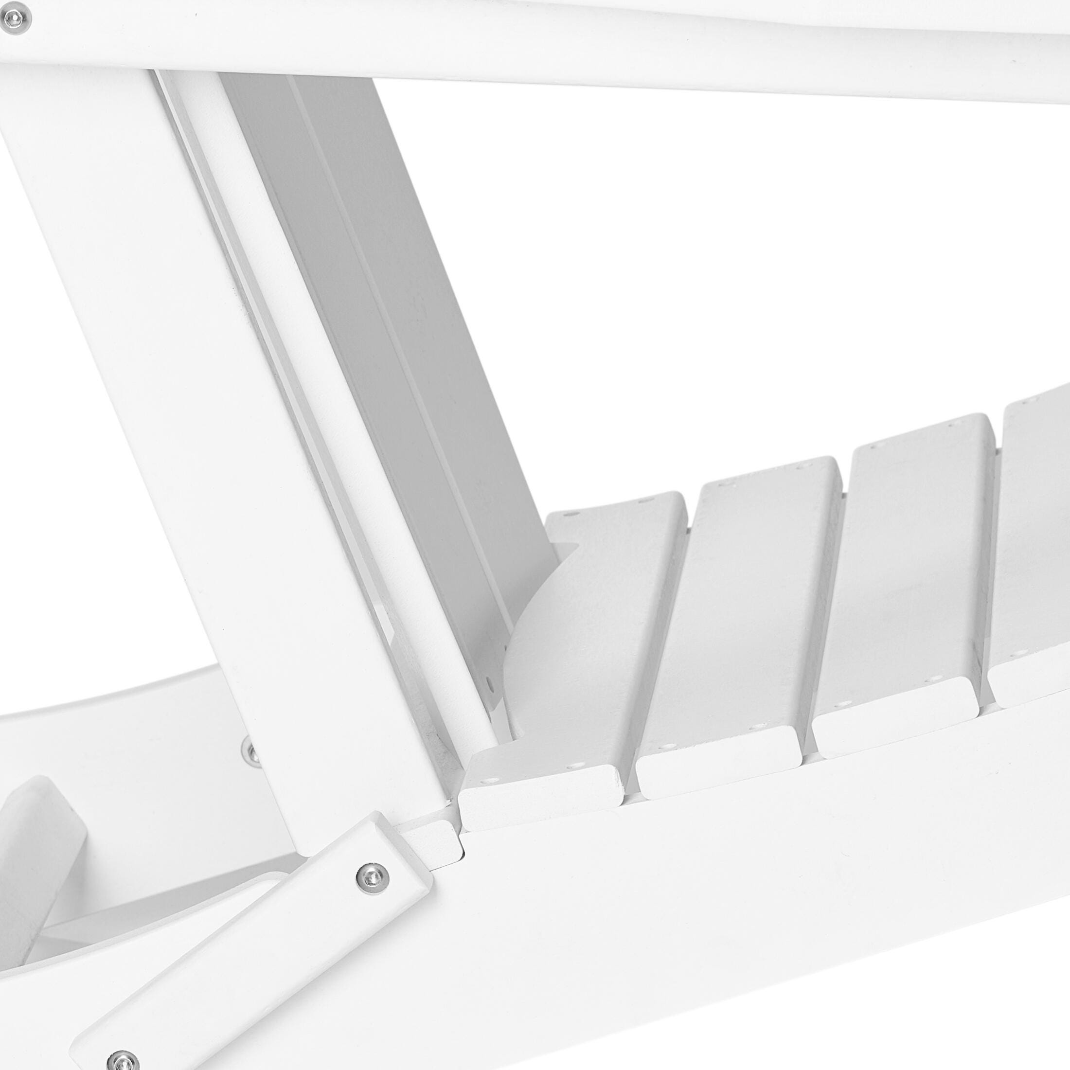 Westin Outdoor  Outdoor Folding Poly Adirondack Chair, White, large