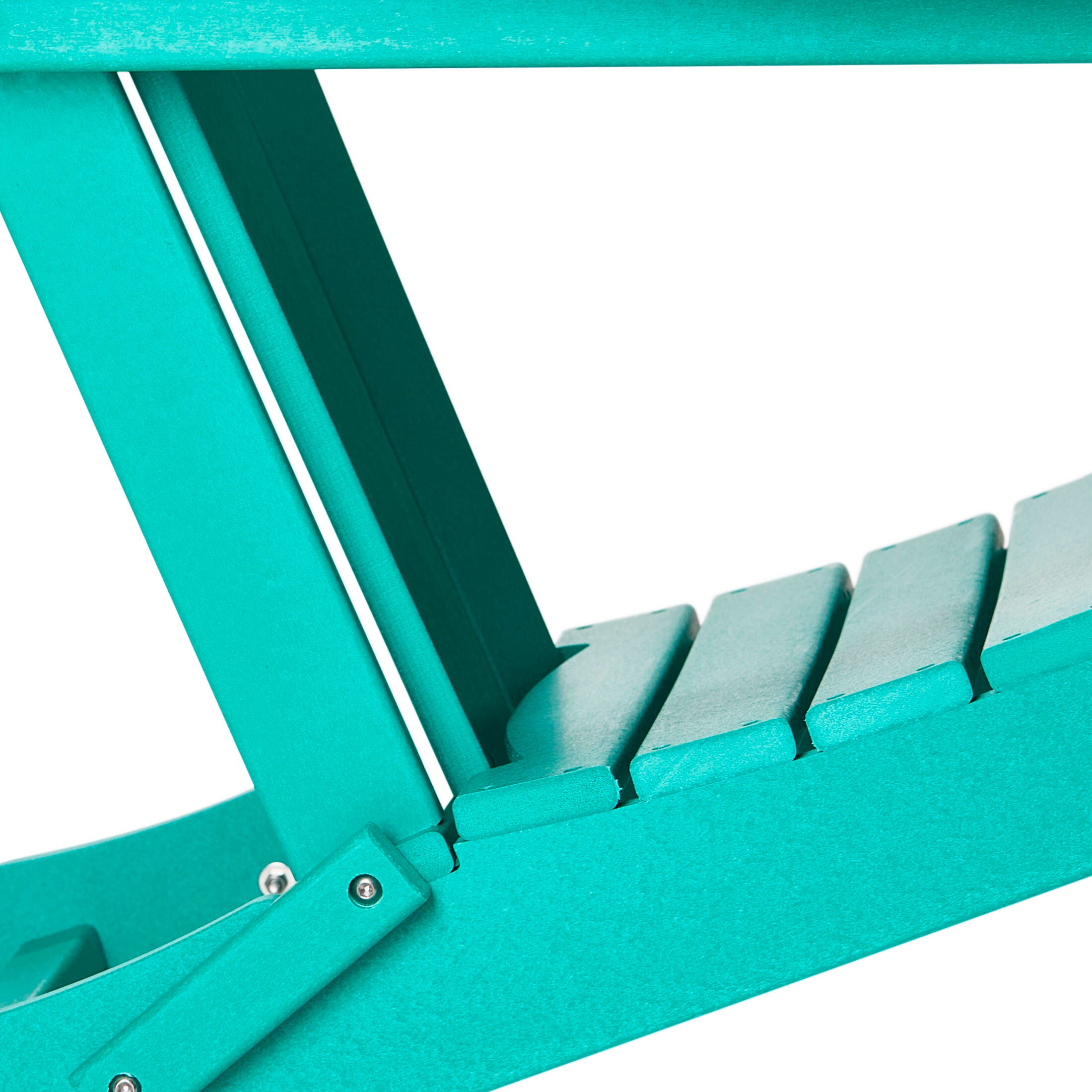 Westin Outdoor  Folding Outdoor Poly Adirondack Chair, Turquoise, large