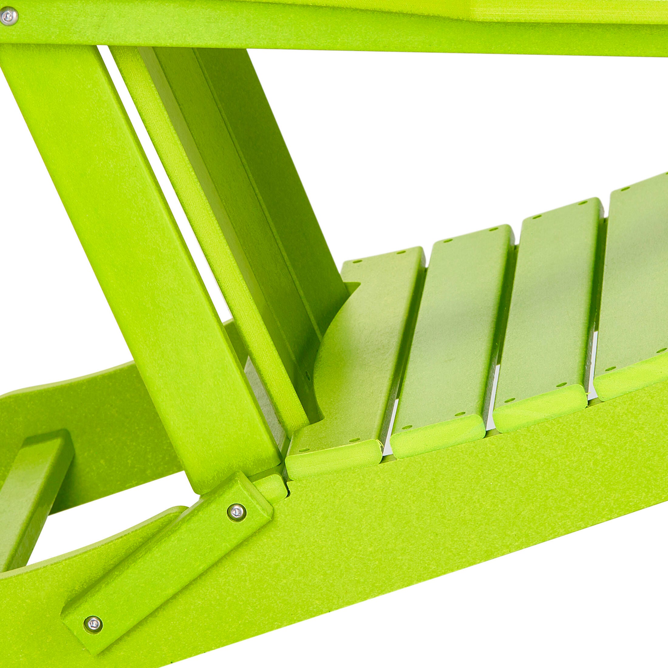 Westin Outdoor Folding Outdoor Poly Adirondack Chair, Lime, large