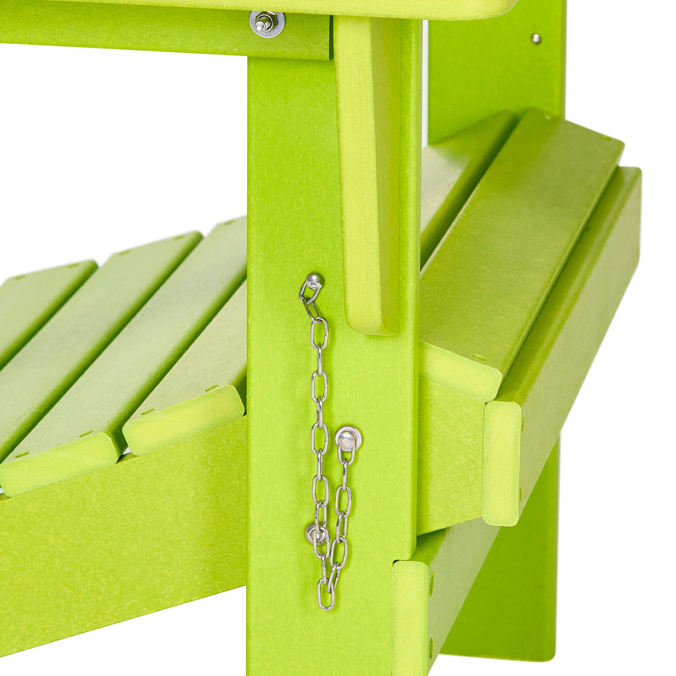 Westin Outdoor Folding Outdoor Poly Adirondack Chair, Lime, large