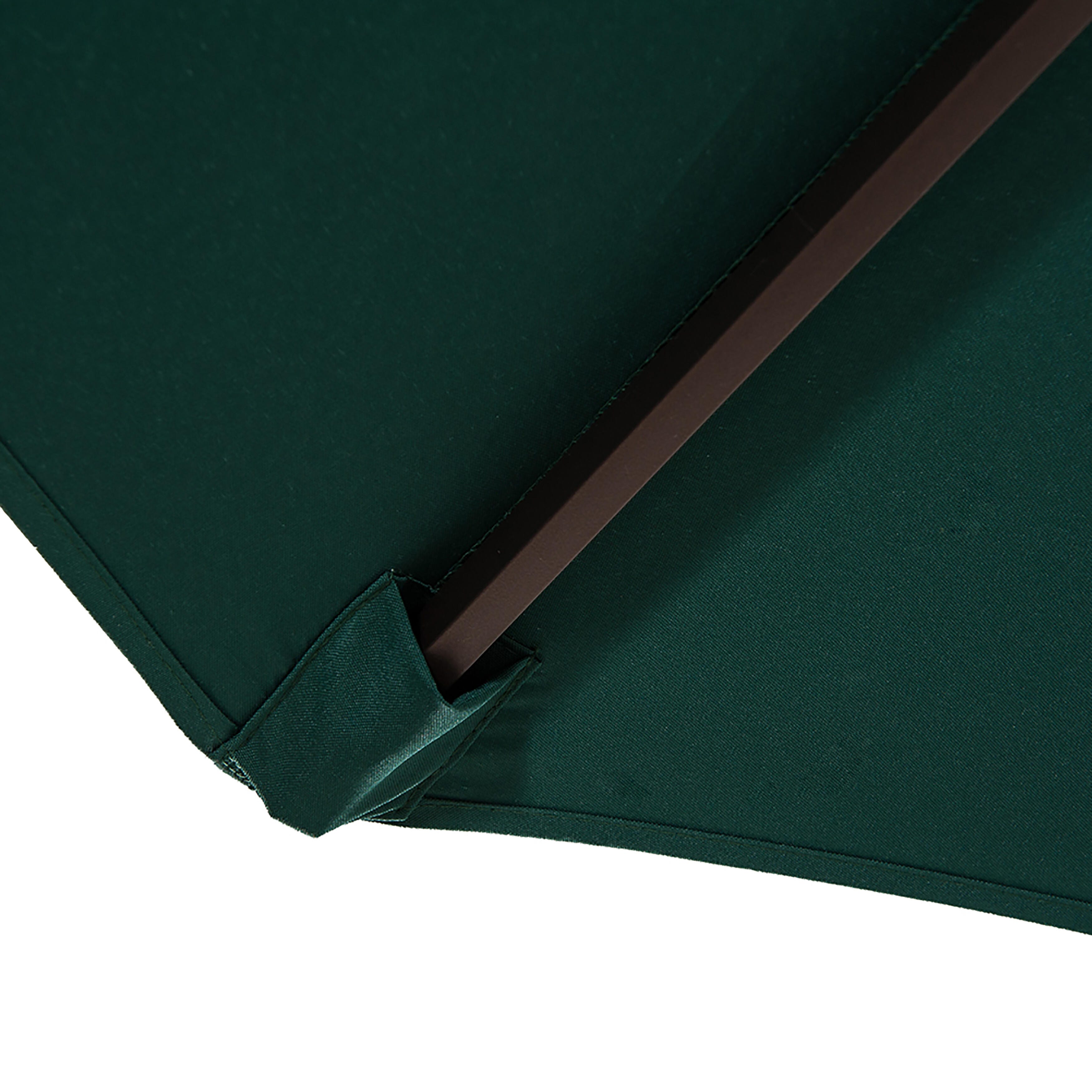 Westin Outdoor 10-Ft Cantiliver Umbrella and Base Weight Set, Dark Green, large