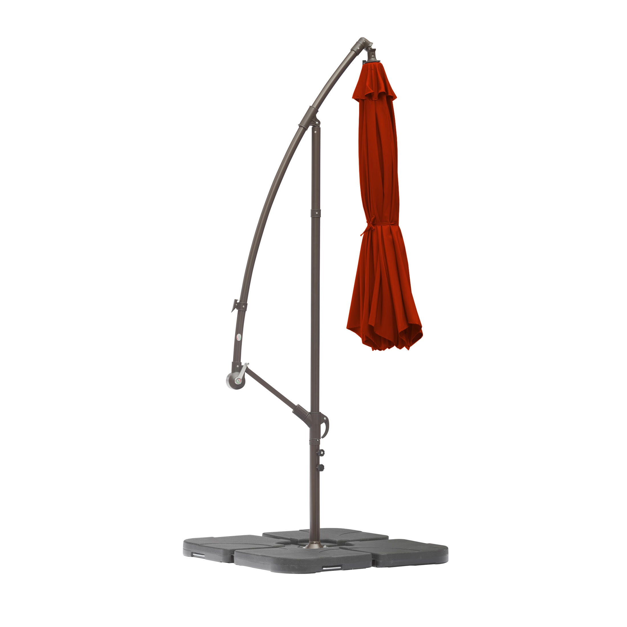 Westin Outdoor 10-Ft Cantiliver Umbrella and Base Weight Set, , large
