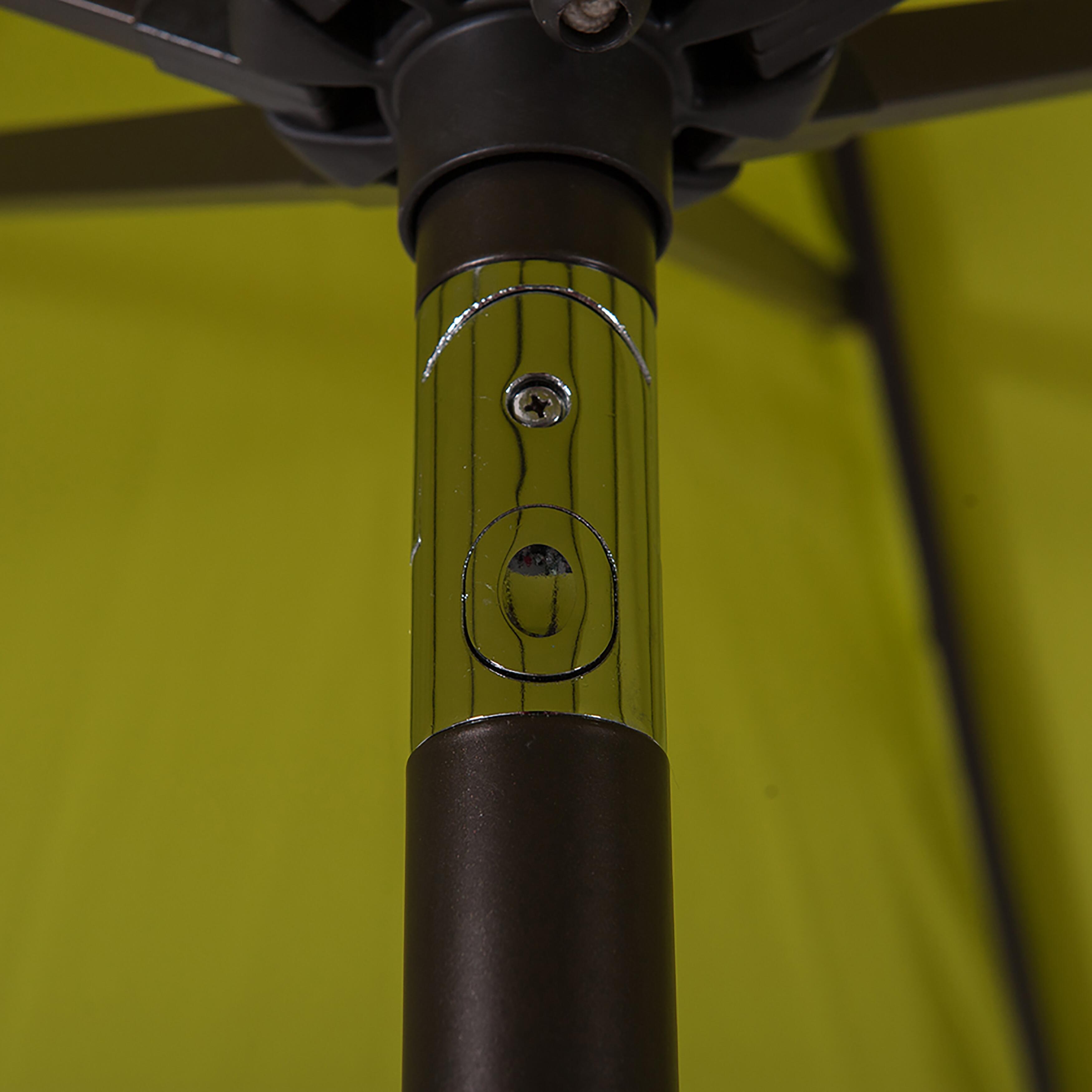 Belmont 9' Outdoor Patio Table Umbrella With Tilt And Crank, Lime, large