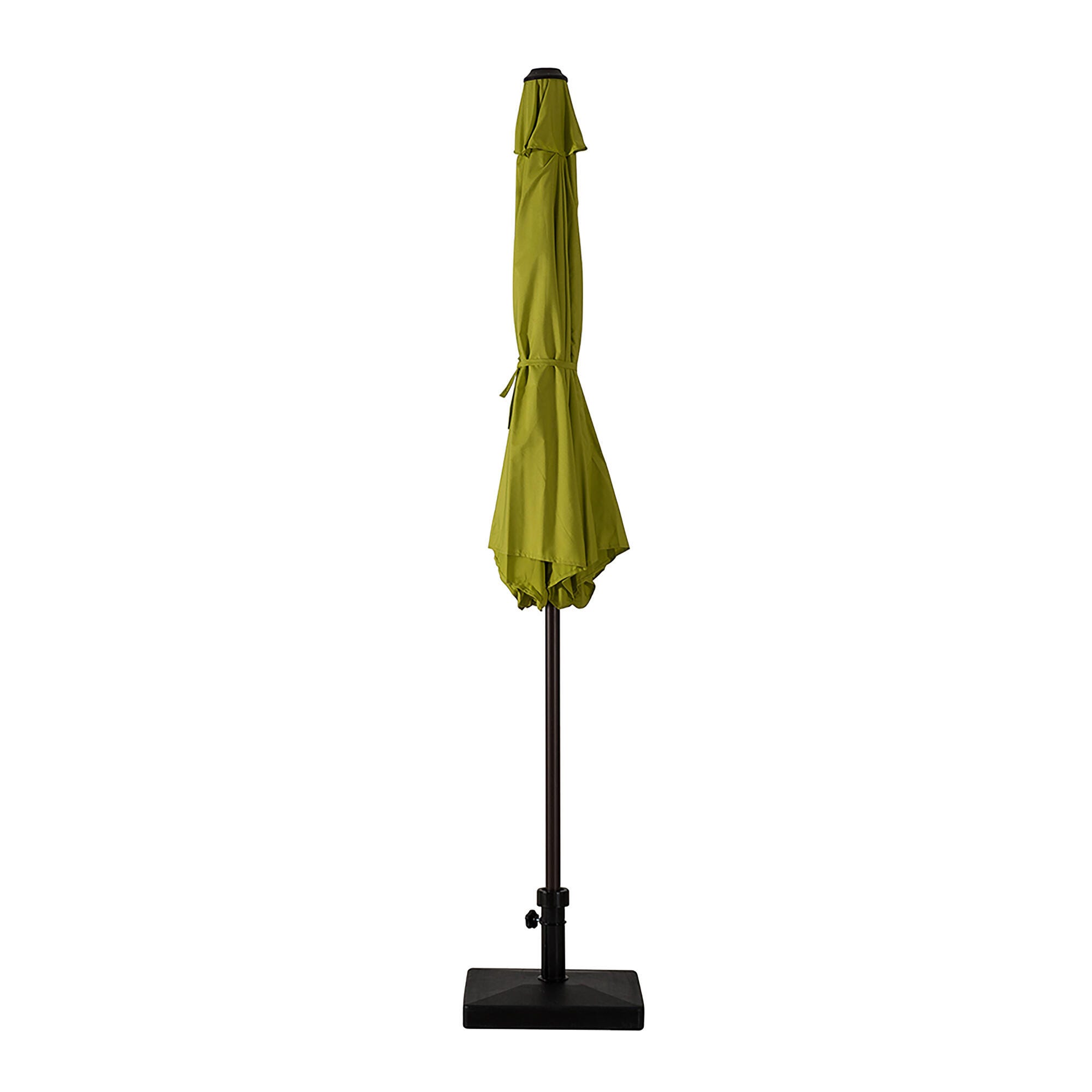 Belmont 9' Outdoor Patio Table Umbrella With Tilt And Crank, Lime, large