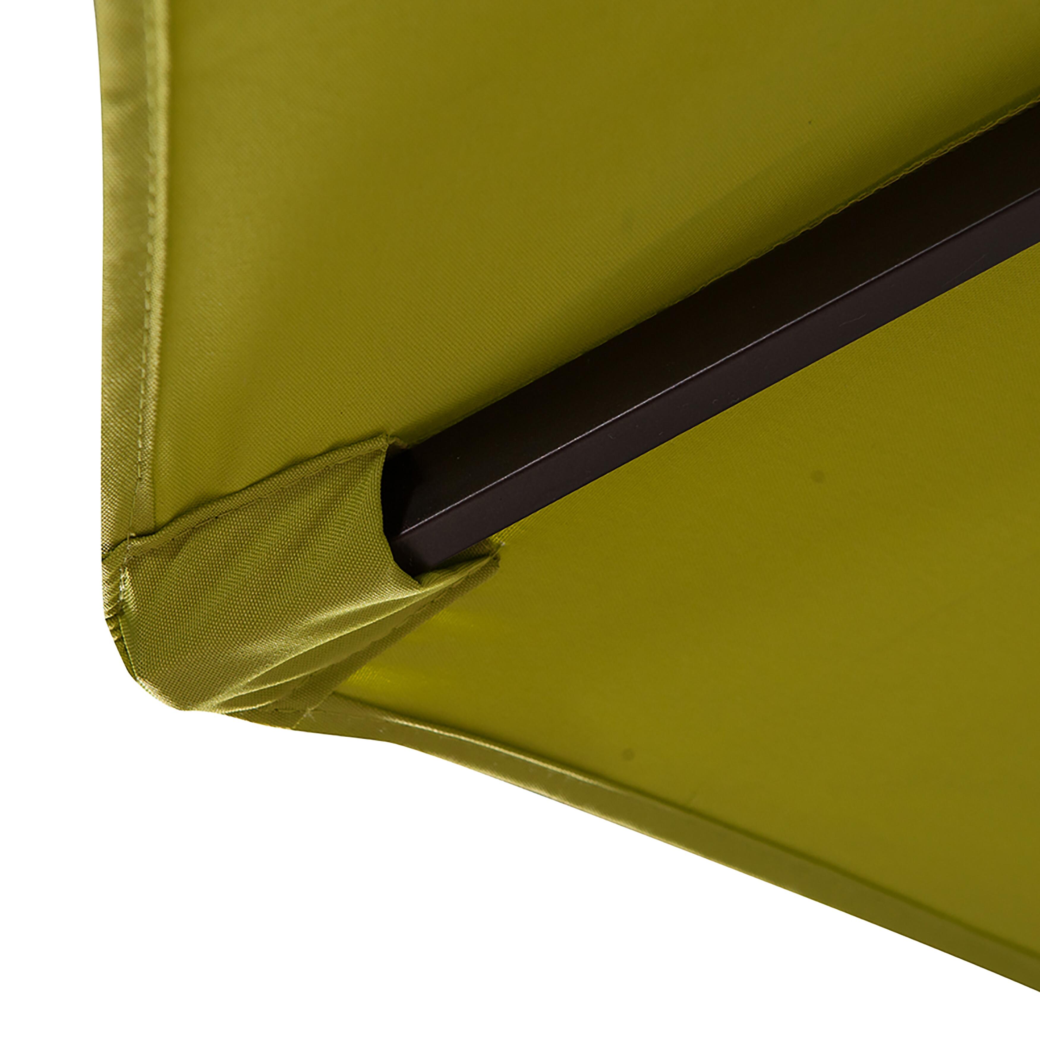 Belmont 9' Outdoor Patio Table Umbrella With Tilt And Crank, Lime, large