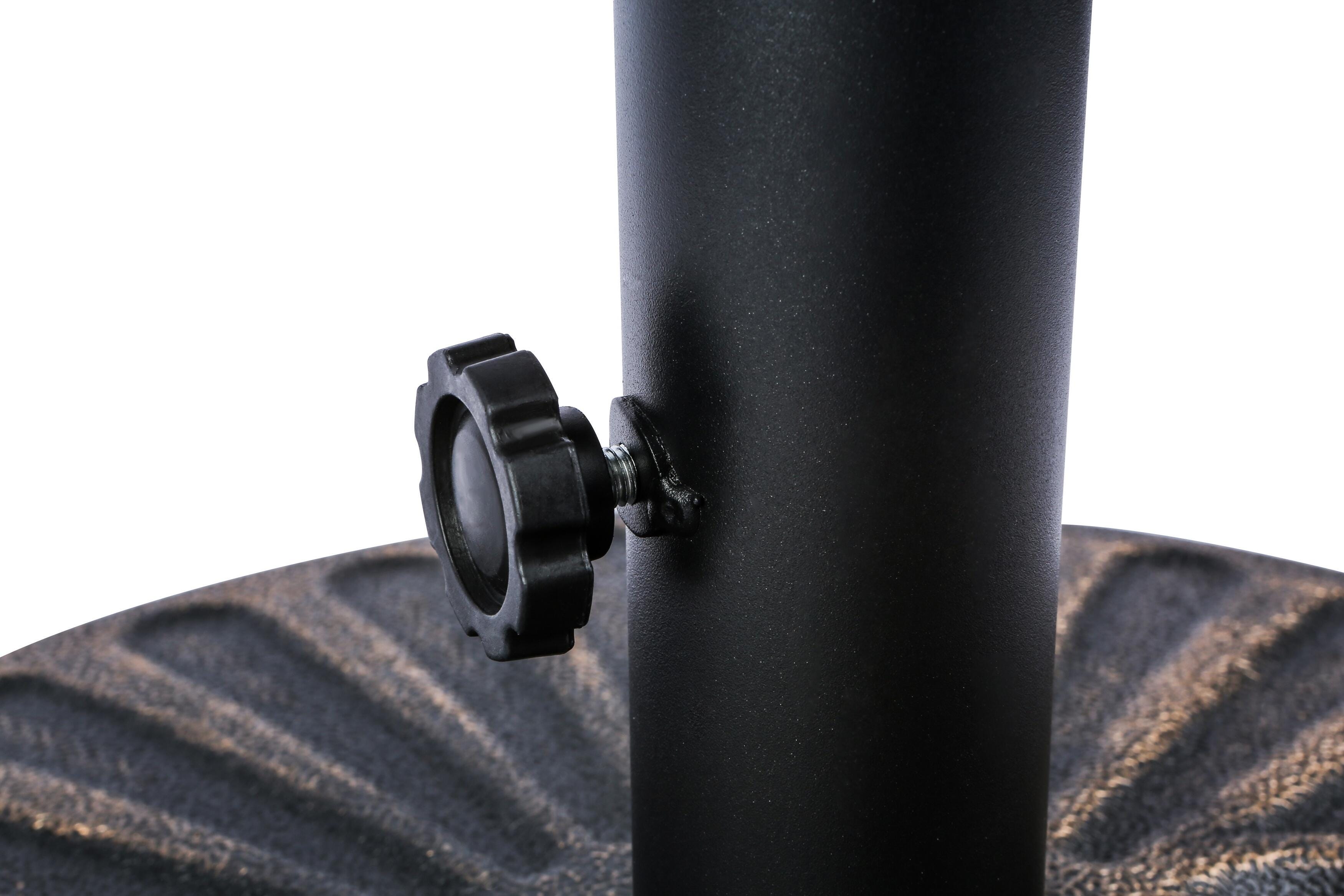 Spring 20" Outdoor Free Standing Umbrella Base, Bronze, large