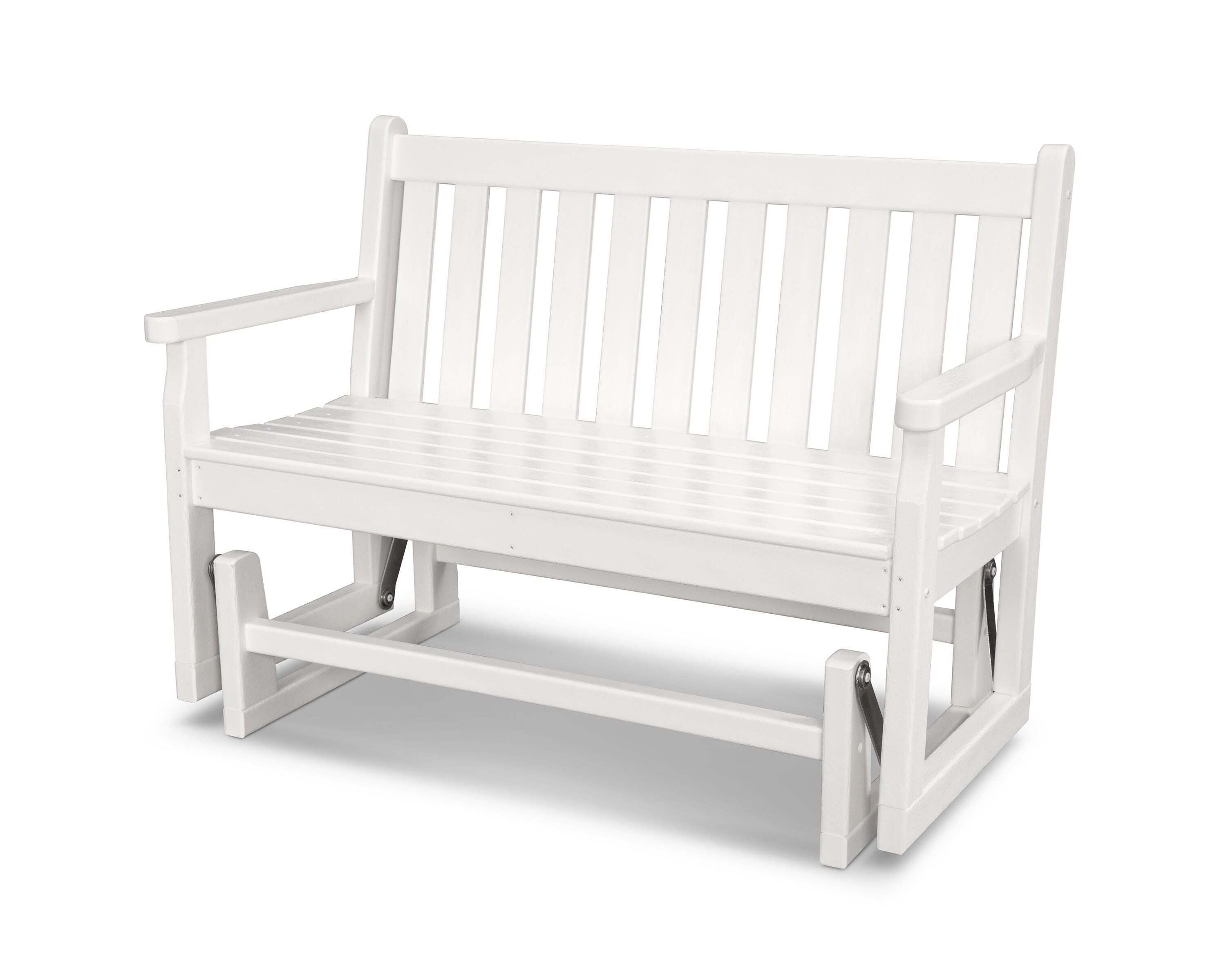 Traditional Garden 48" Glider, White, large