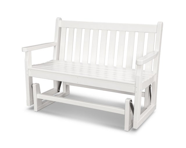 POLYWOOD® 48" Garden Glider, White