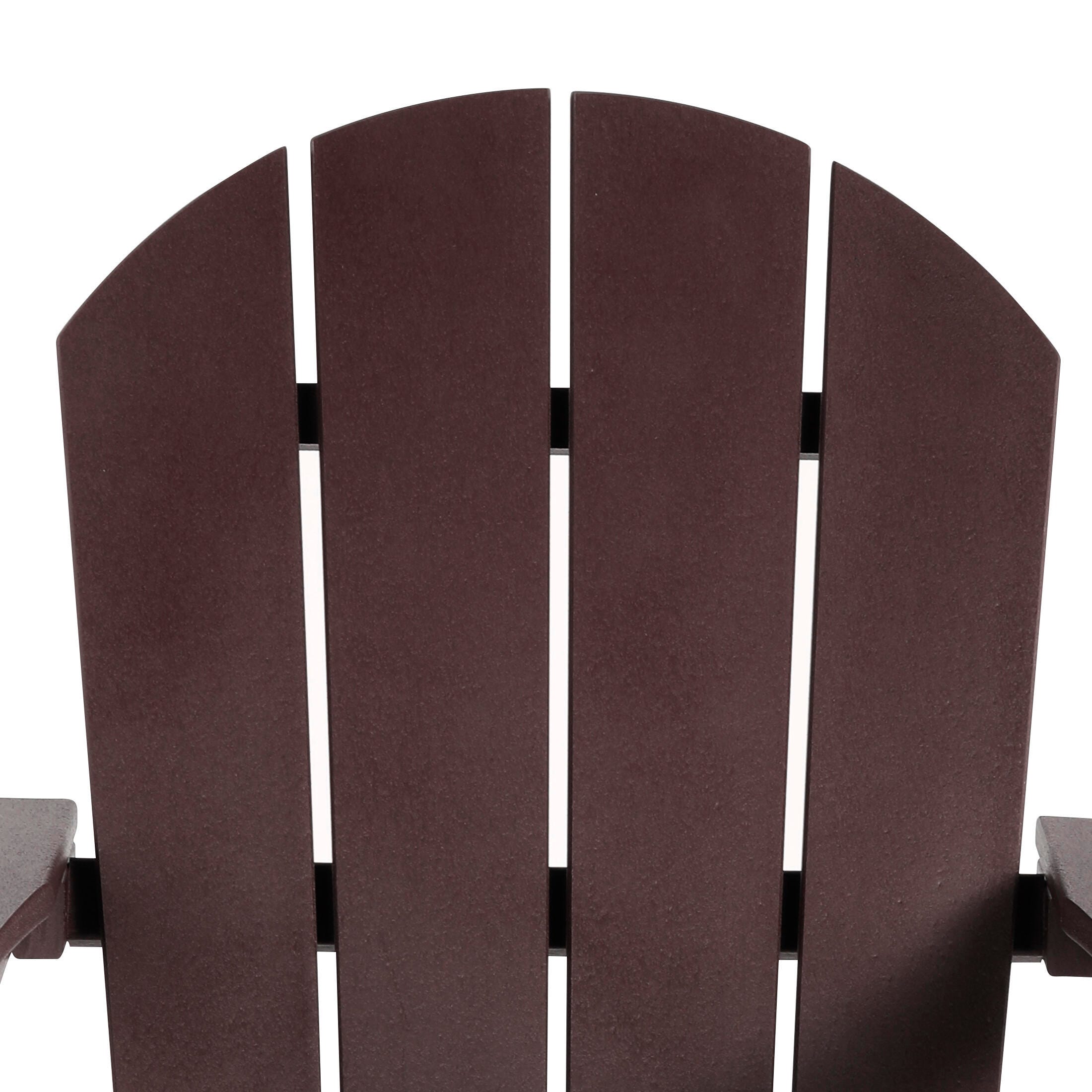 Venice Outdoor Adirondack Rocking Chair, Dark Brown, large