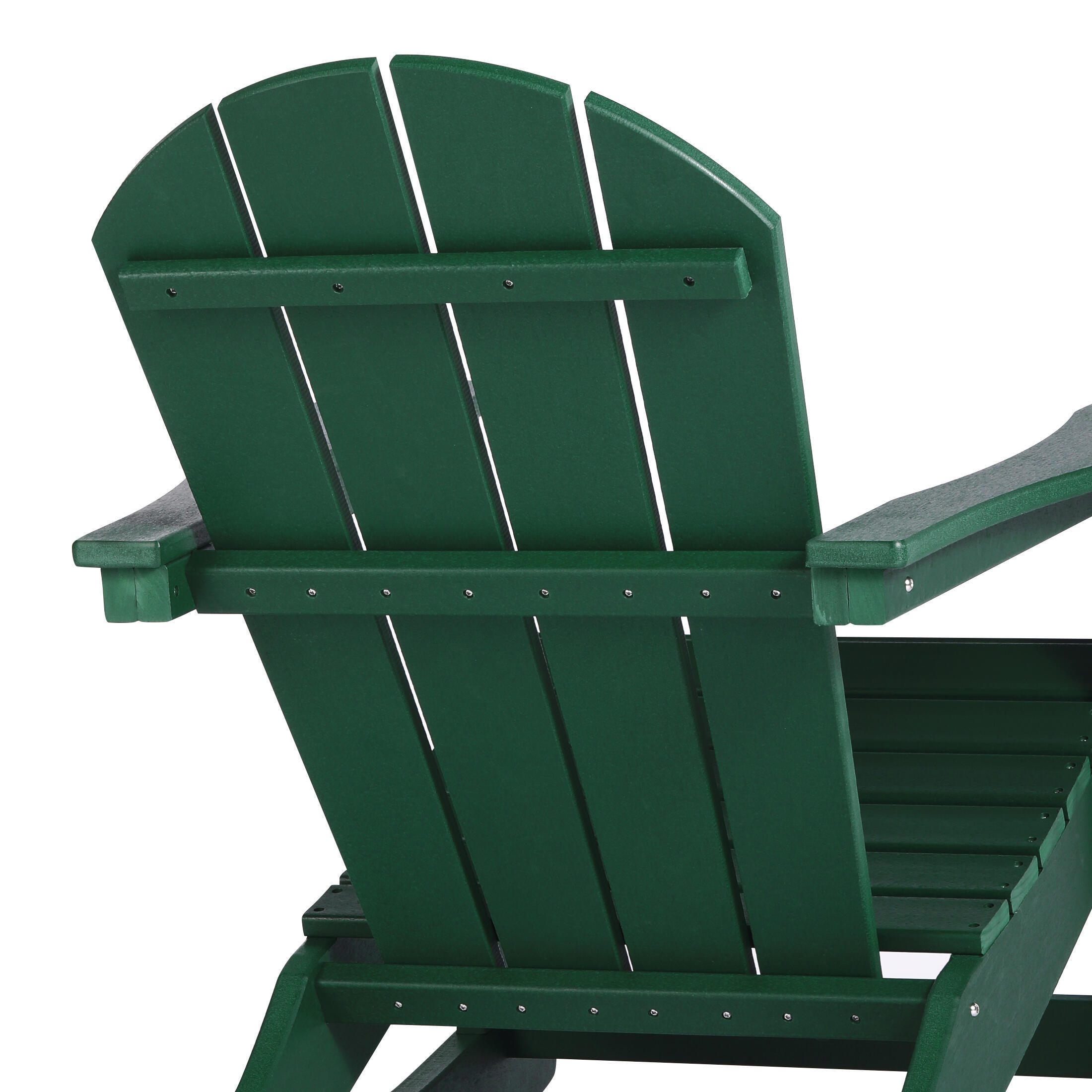 Venice Outdoor Adirondack Rocking Chair, Dark Green, large
