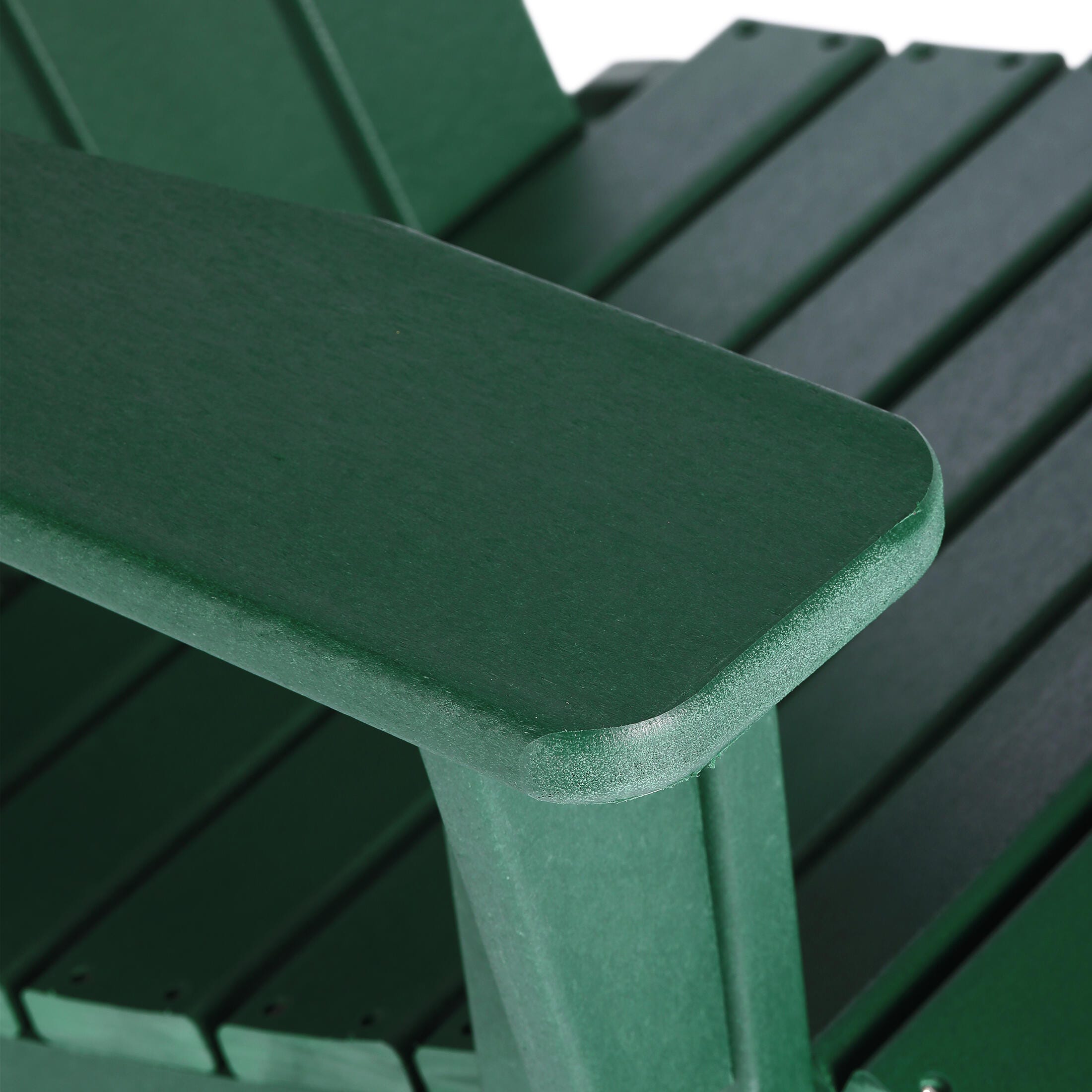 Venice Outdoor Adirondack Rocking Chair, Dark Green, large