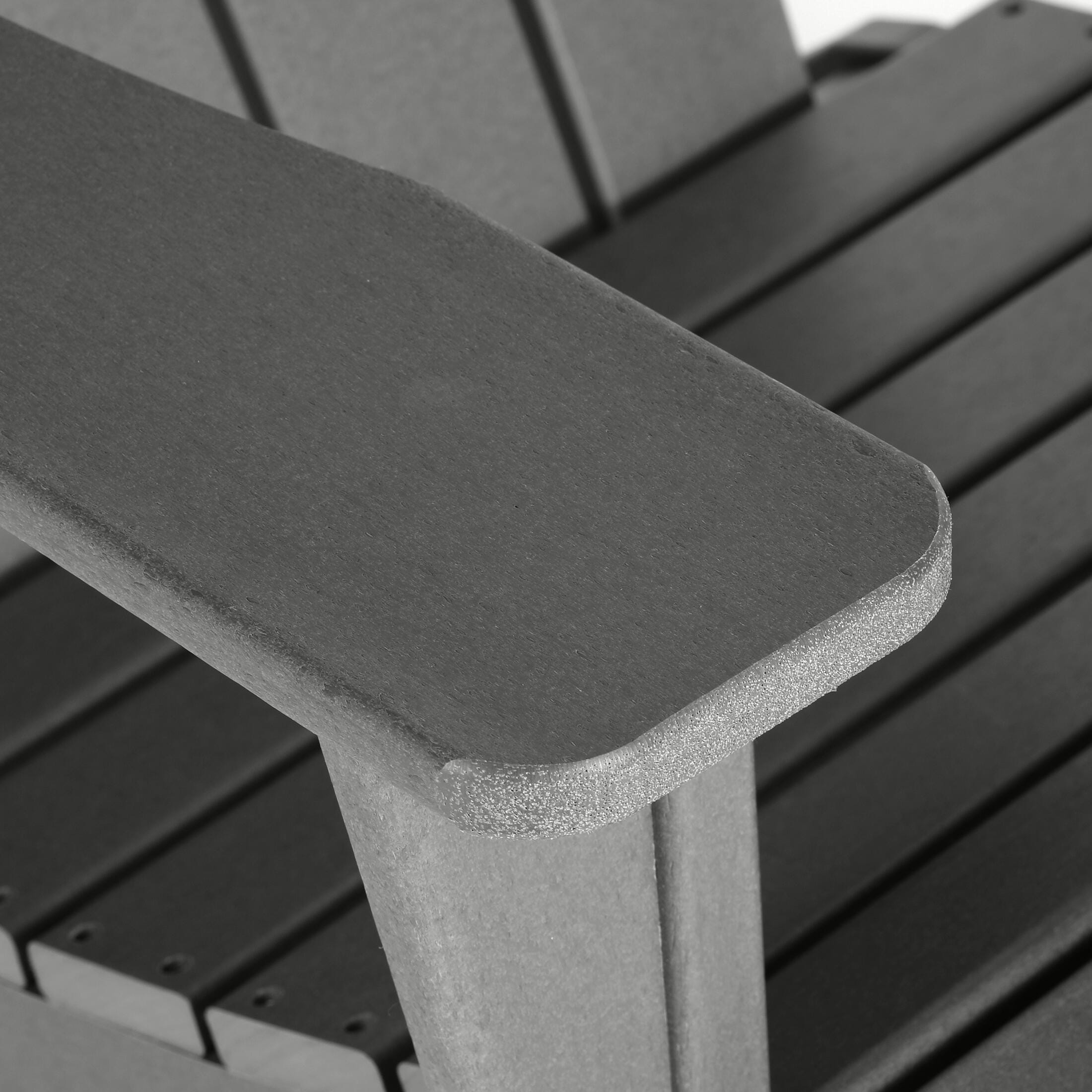 Venice Outdoor Adirondack Rocking Chair, Gray, large