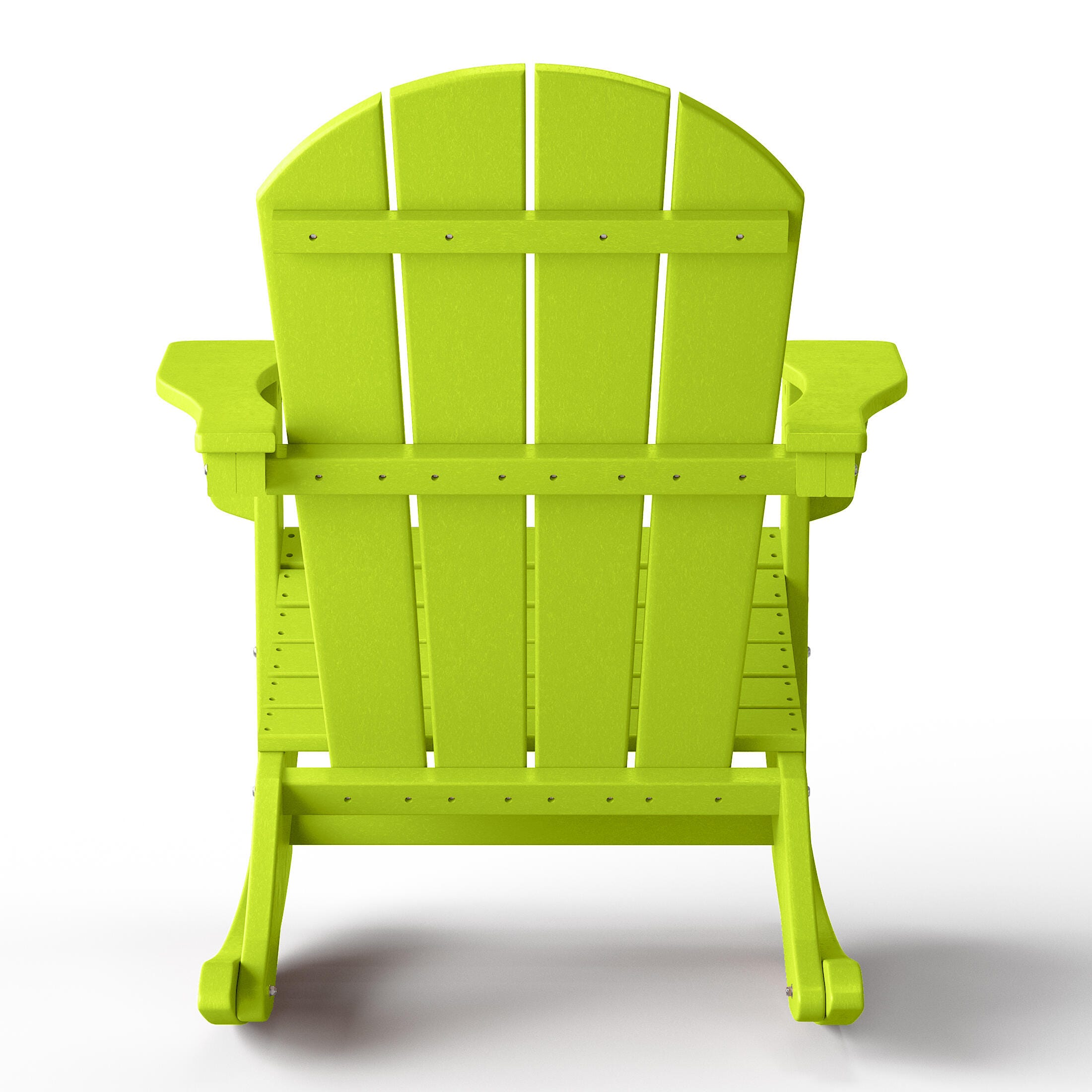 Venice Outdoor Adirondack Rocking Chair, Lime, large