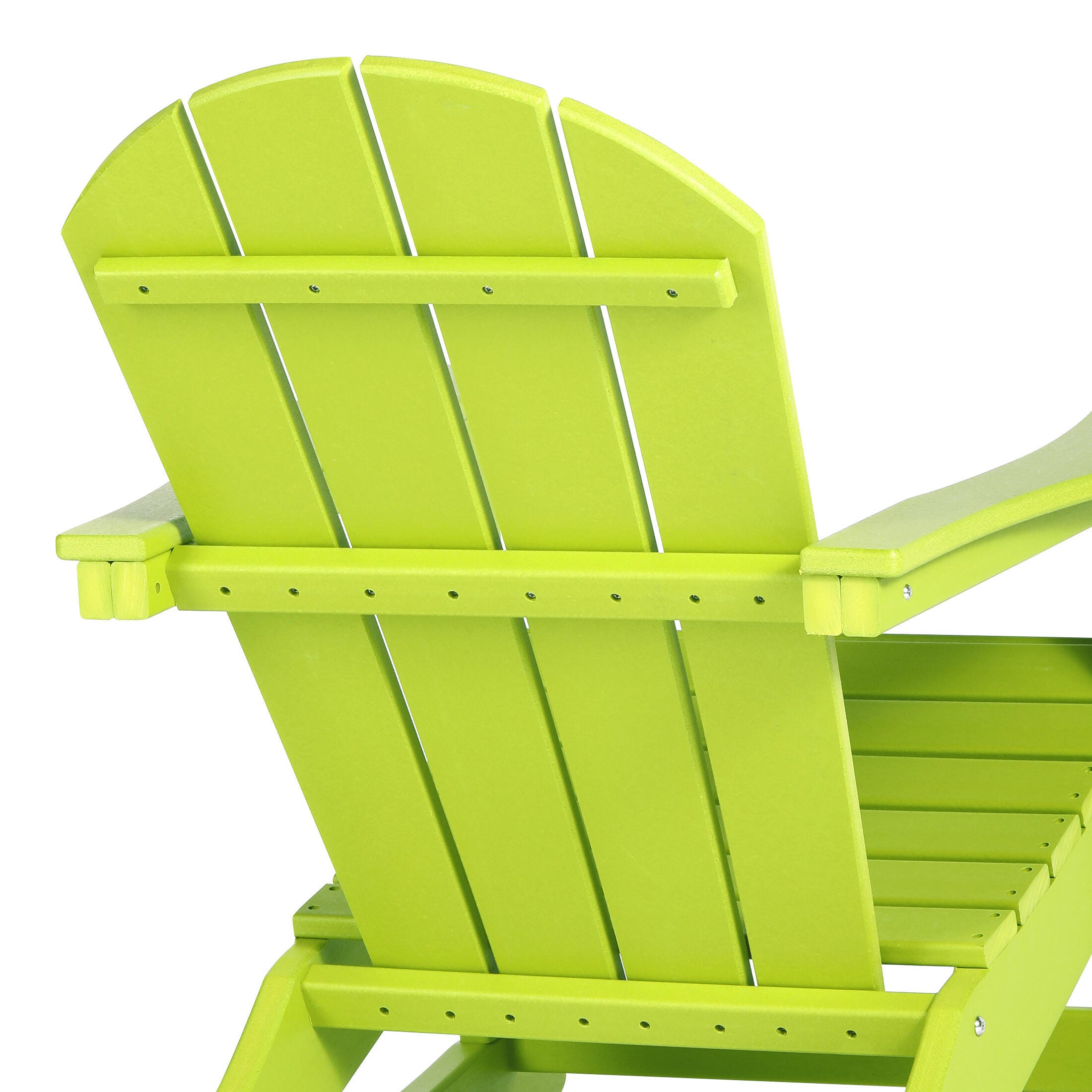 Venice Outdoor Adirondack Rocking Chair, Lime, large