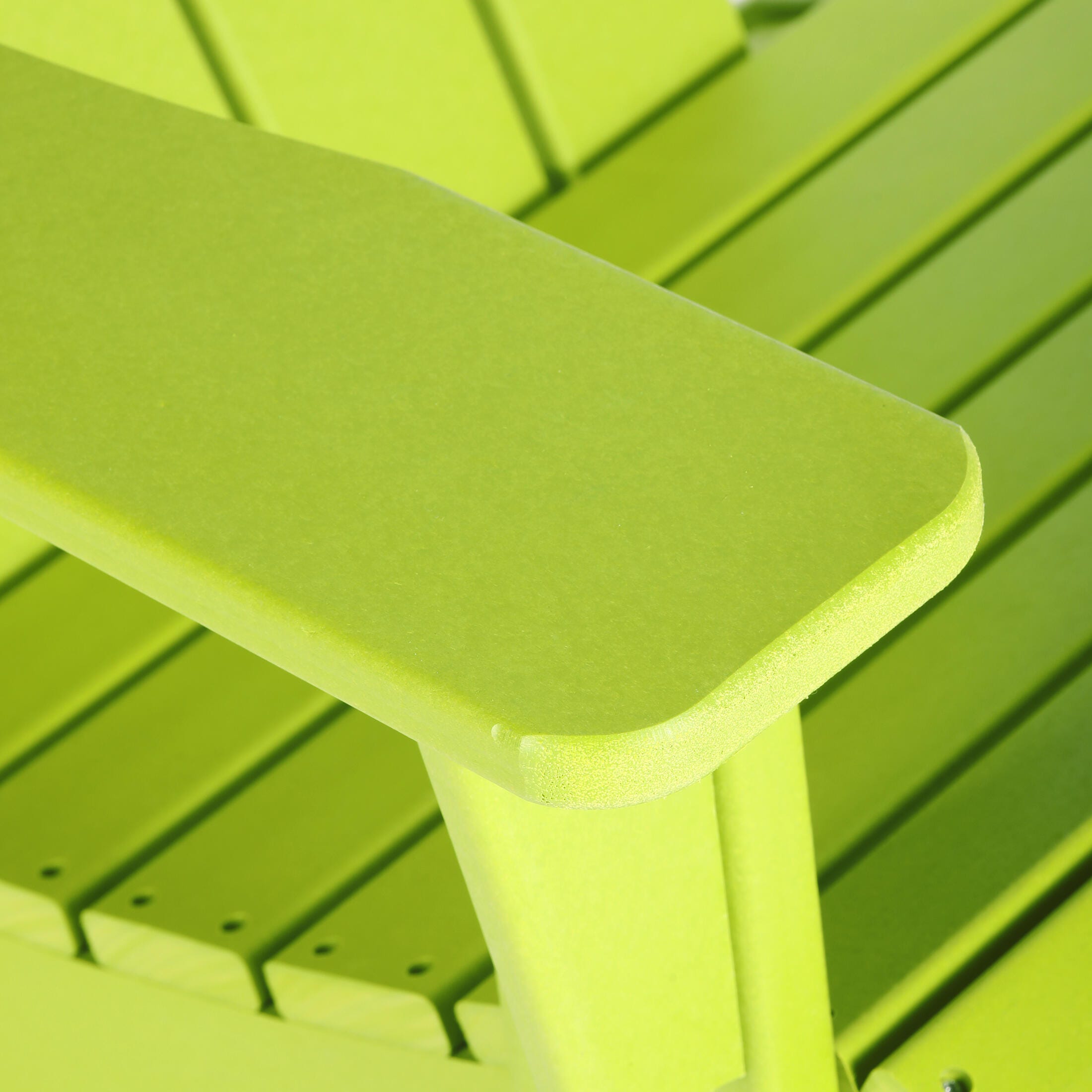 Venice Outdoor Adirondack Rocking Chair, Lime, large